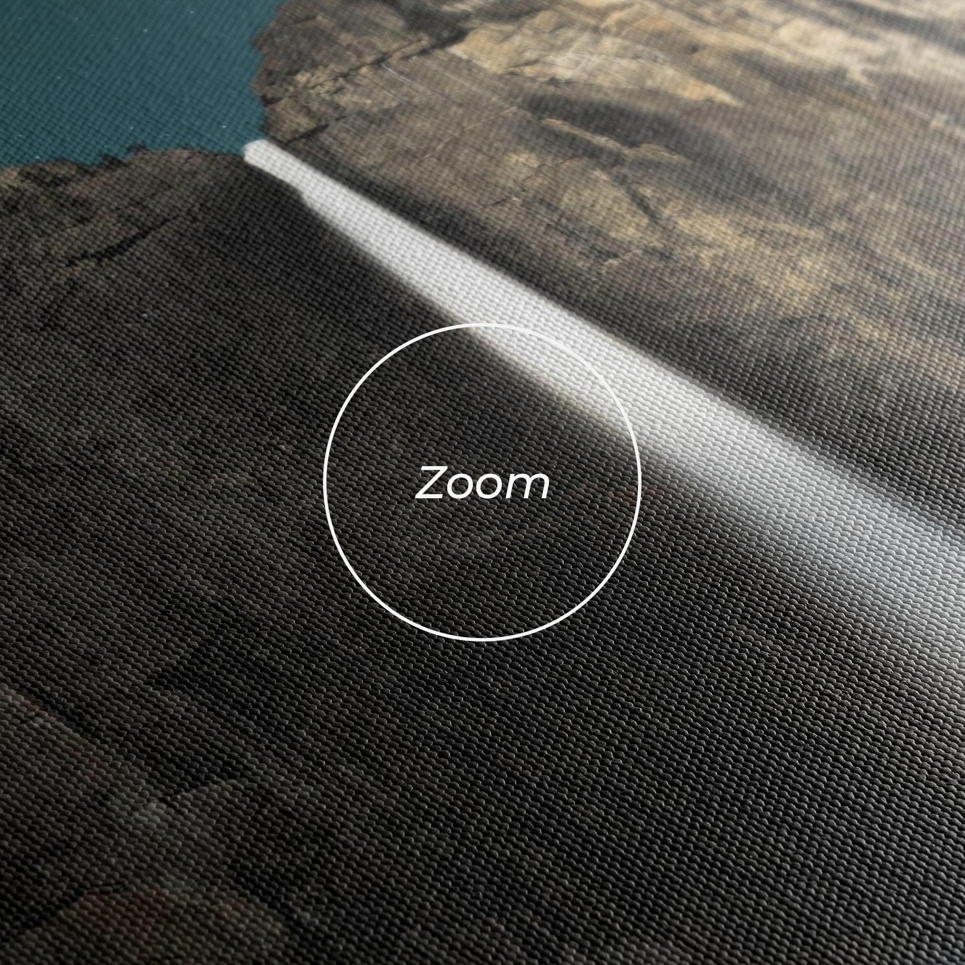 Leinwandbild Dark Blue Sky Waterfall mockup 3