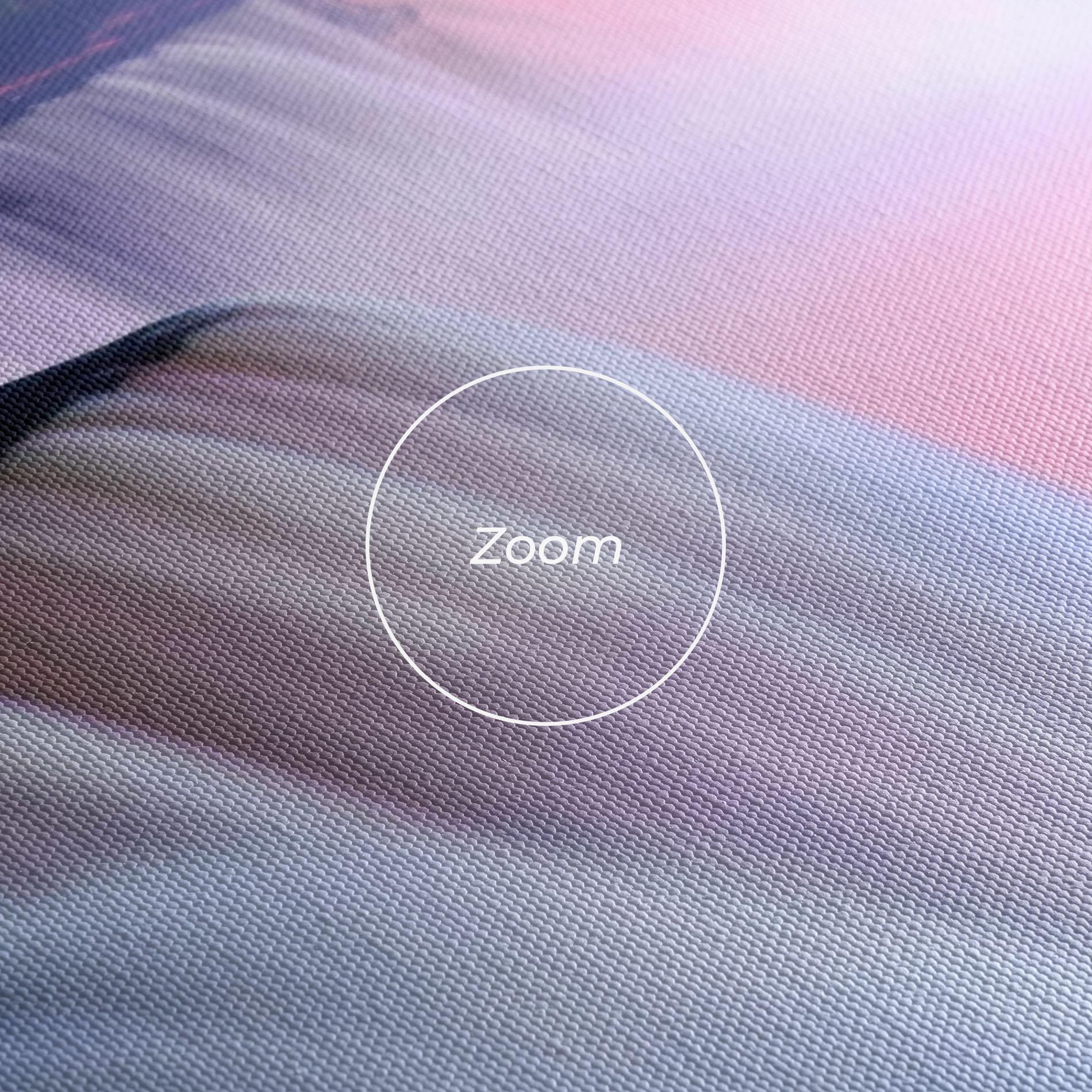 Leinwandbild Dreamy Purple Waterfall mockup 3