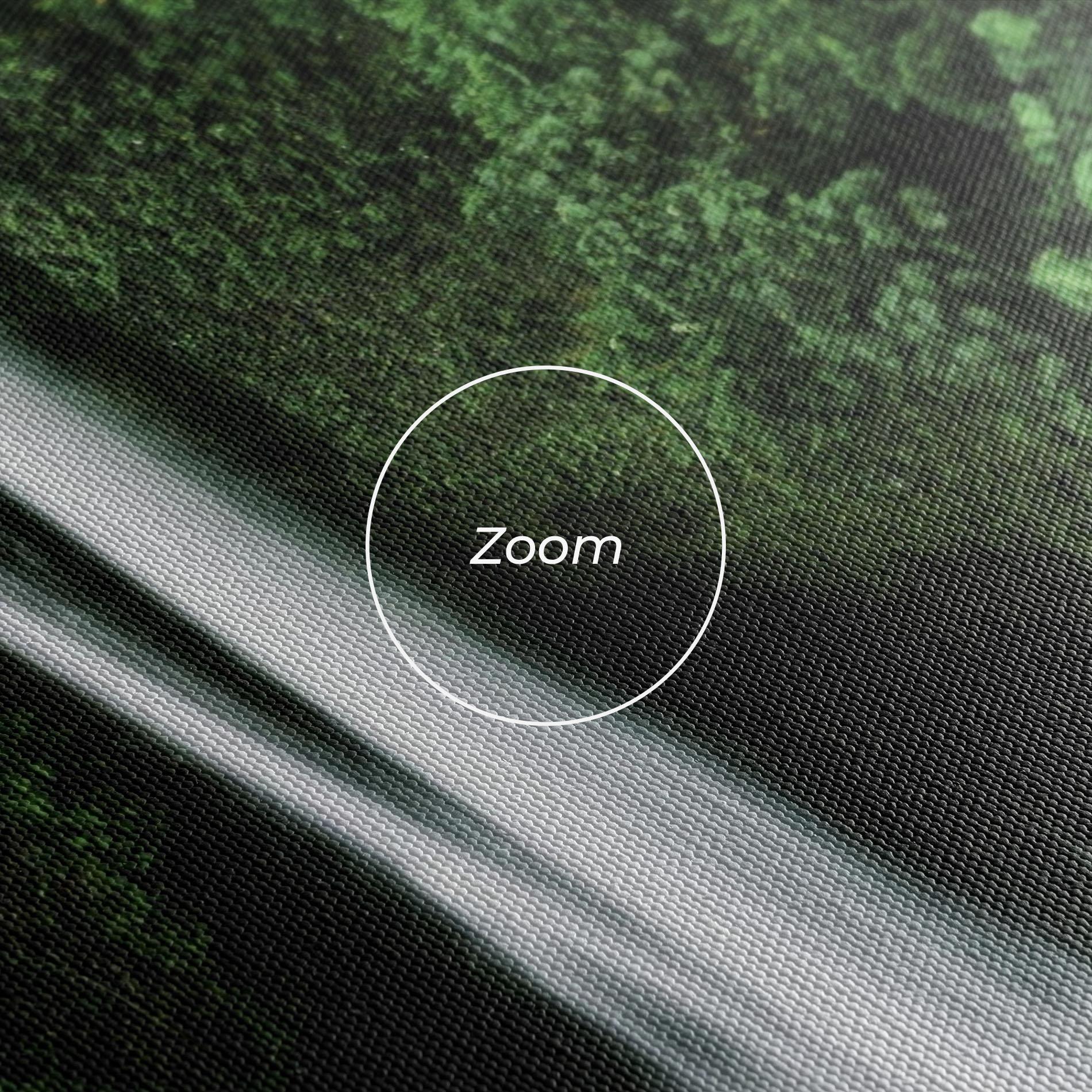 Leinwandbild Green Nature Waterfall mockup 3