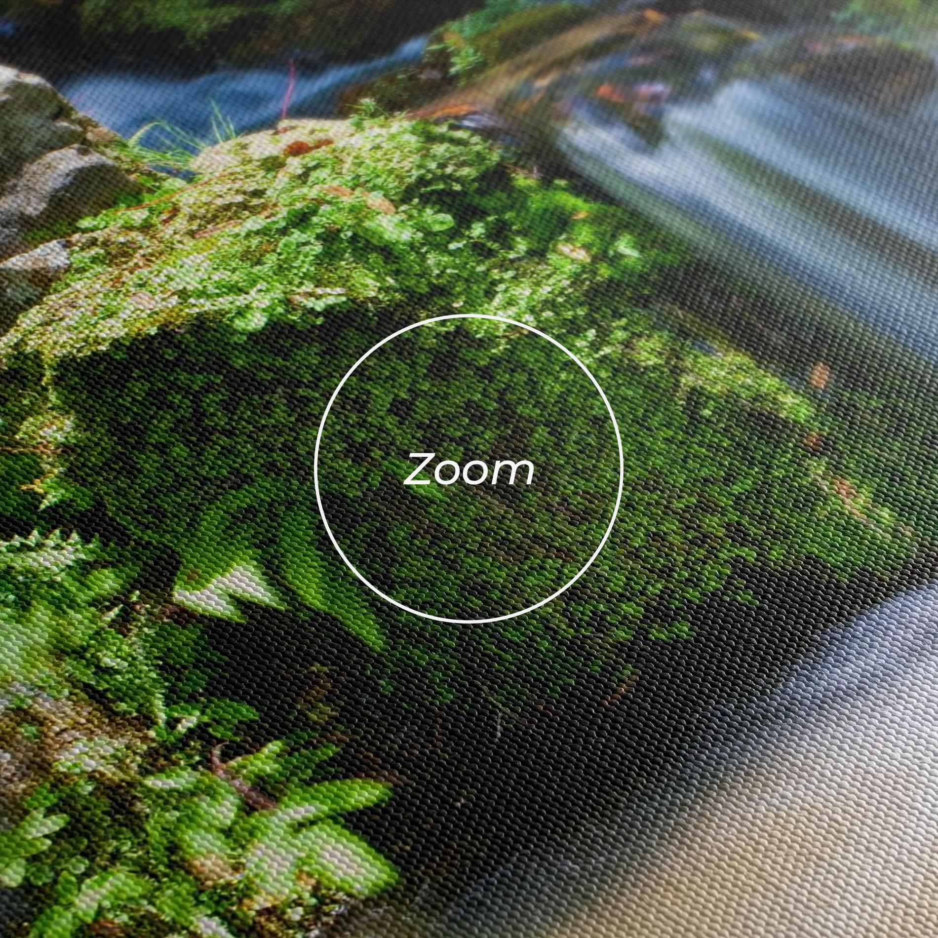 Leinwandbild Jungle View Waterfall mockup 3