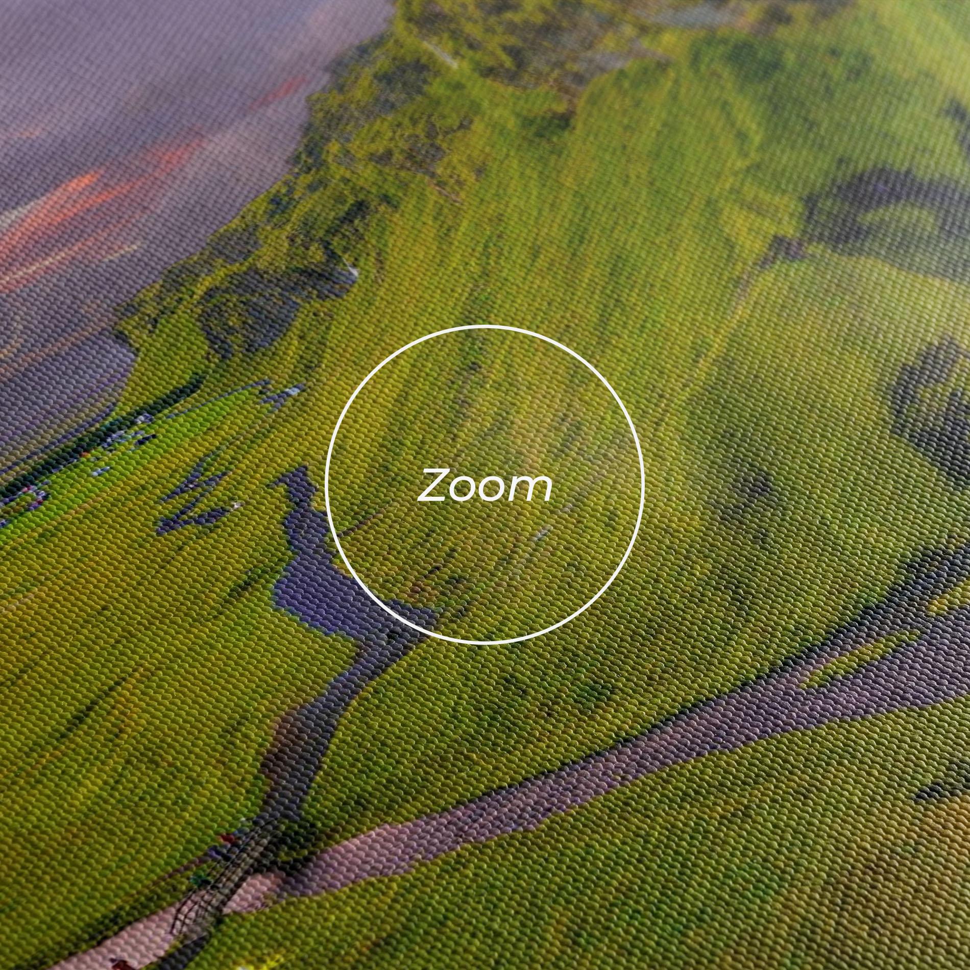 Leinwandbild Pink Wky Waterfall mockup 3