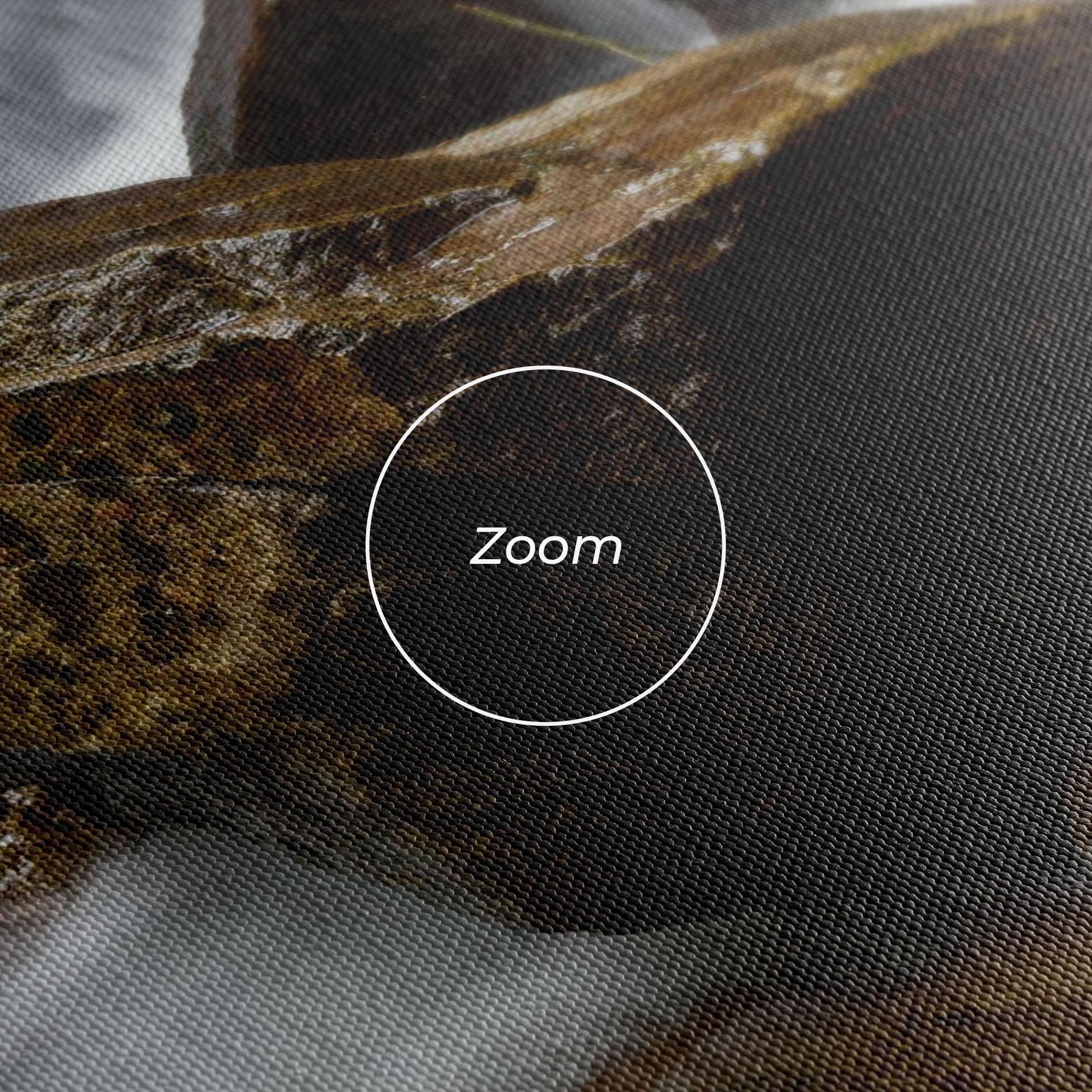 Leinwandbild Shiny Rocks Waterfall mockup 3