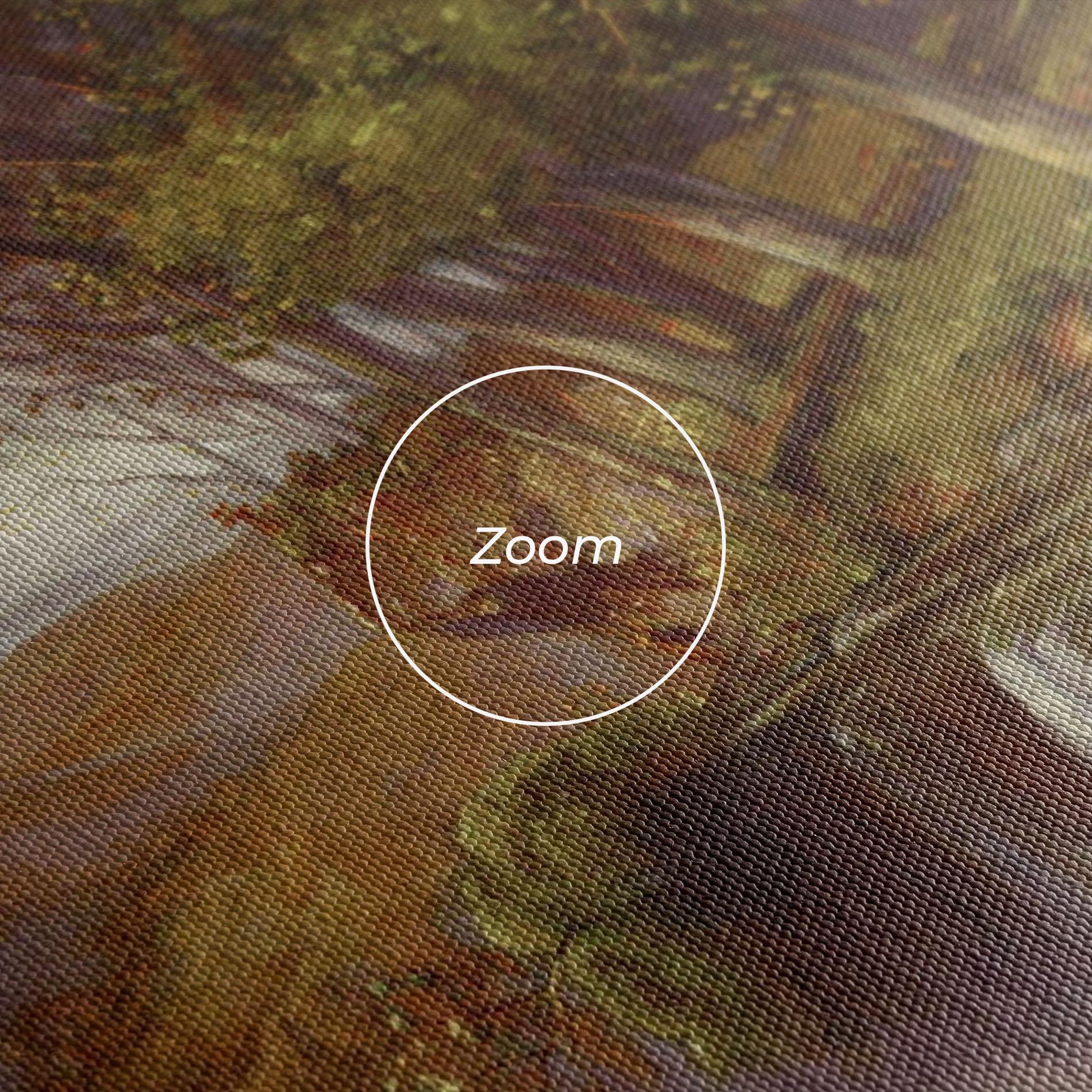 Leinwandbild Waterfall Painting mockup 3