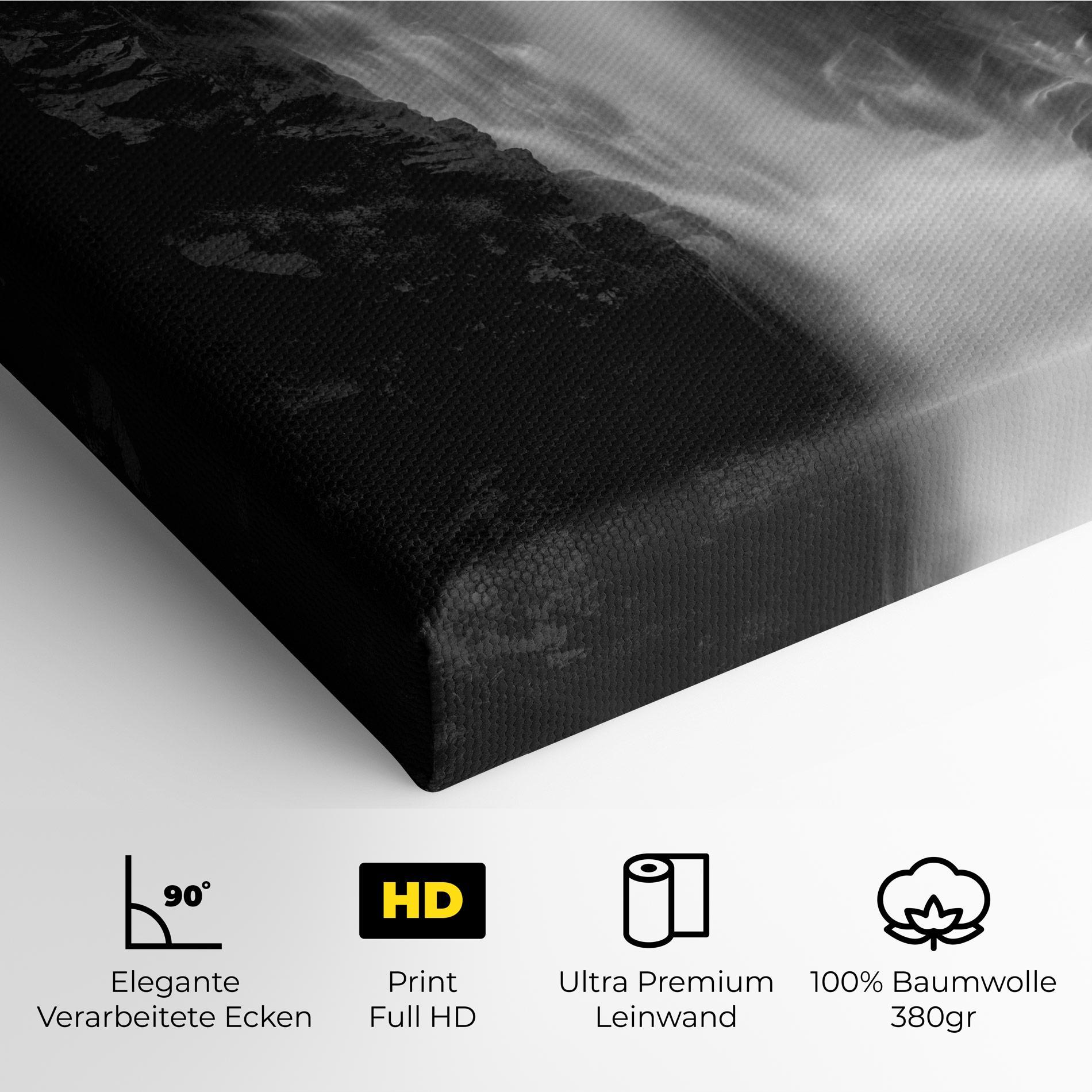 Leinwandbild Black Rock Waterfall View mockup 4