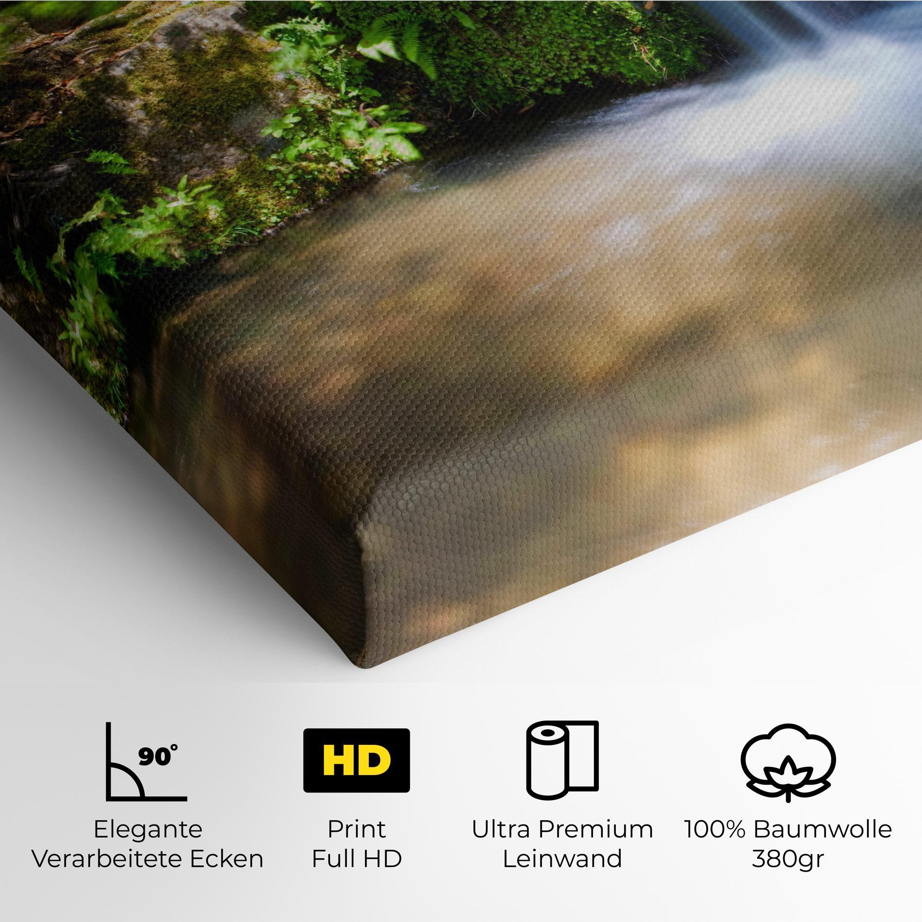 Leinwandbild Jungle View Waterfall mockup 4