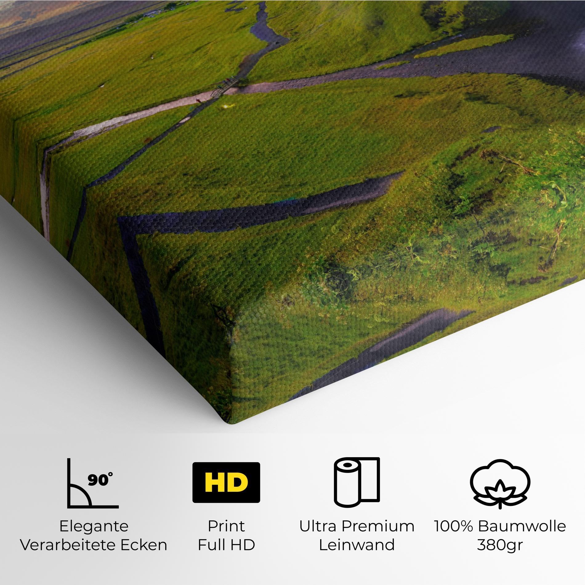 Leinwandbild Pink Wky Waterfall mockup 4