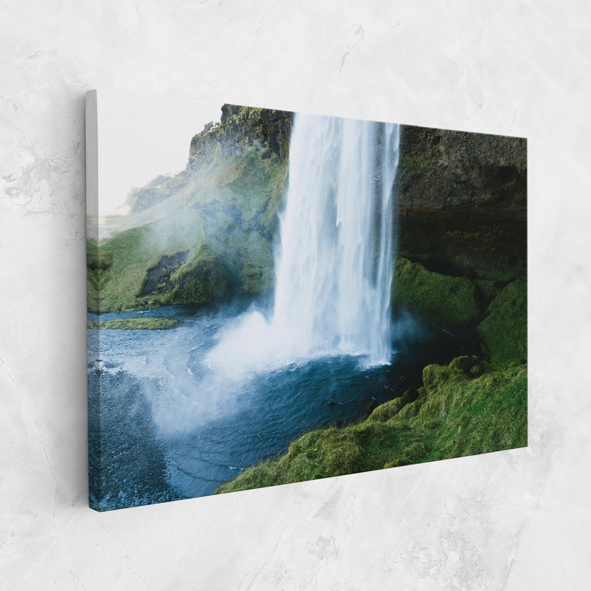 Leinwandbild Majestic Waterfall mockup 1