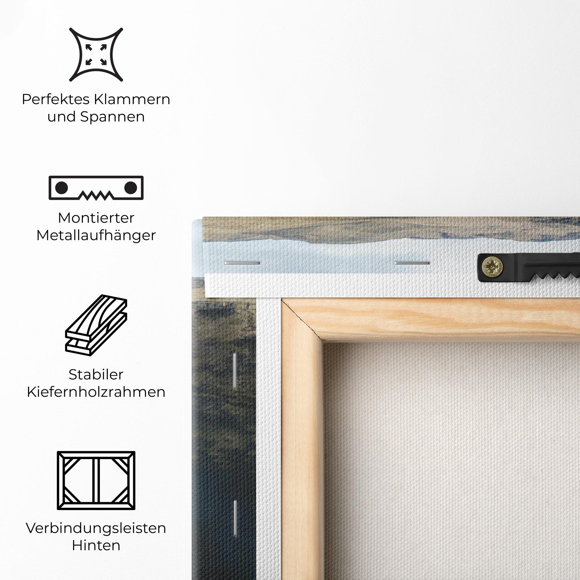 Leinwandbild Desert Vibe Waterfall mockup 5