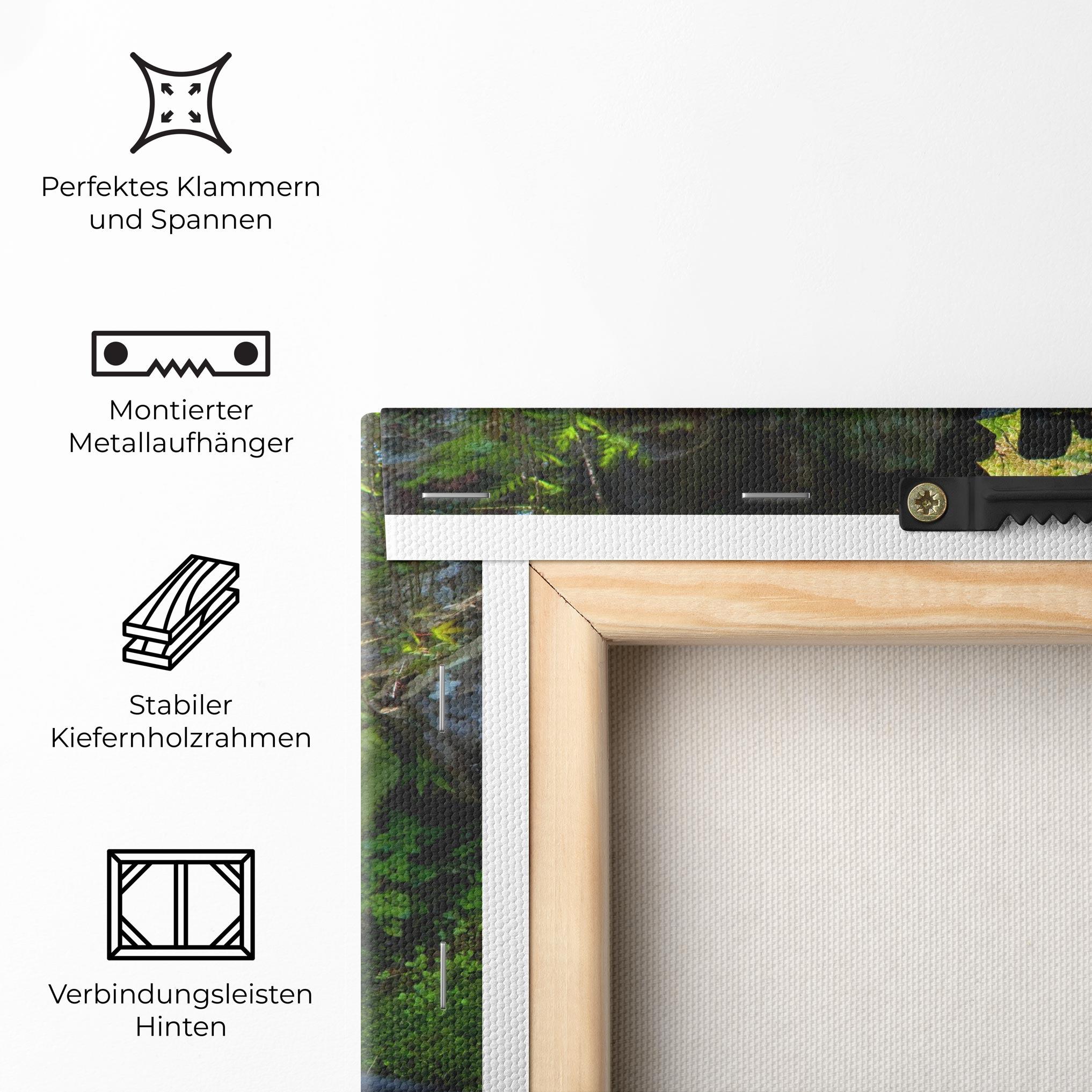 Leinwandbild Jungle View Waterfall mockup 5