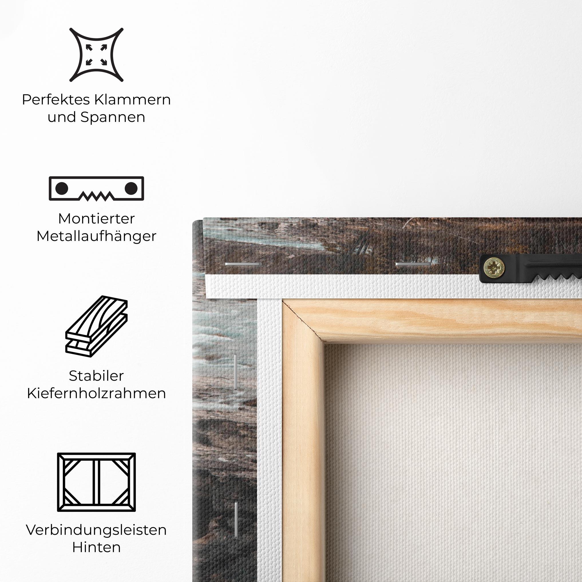 Leinwandbild Orange Trees Waterfall mockup 5