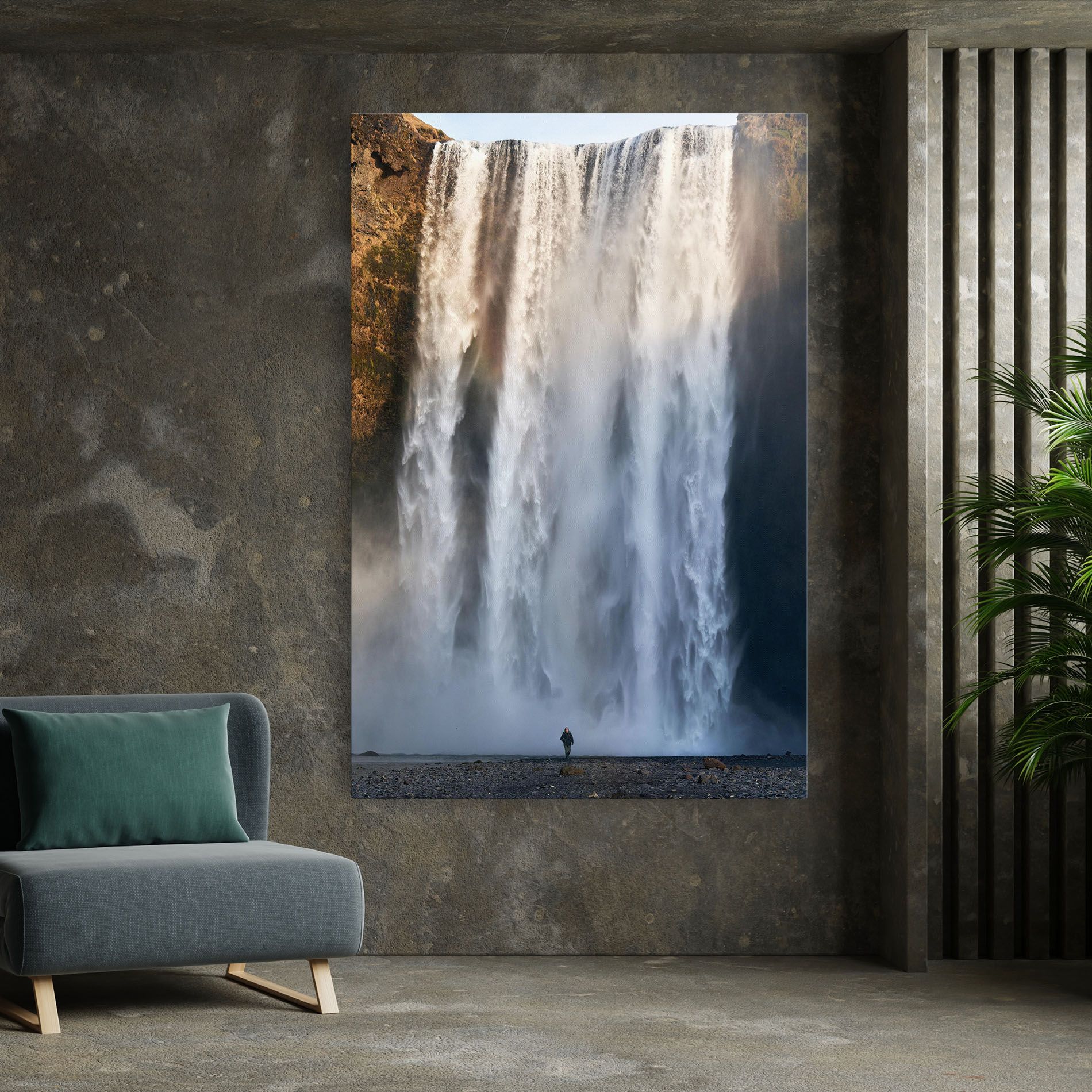 Small Man Waterfall mockup 7