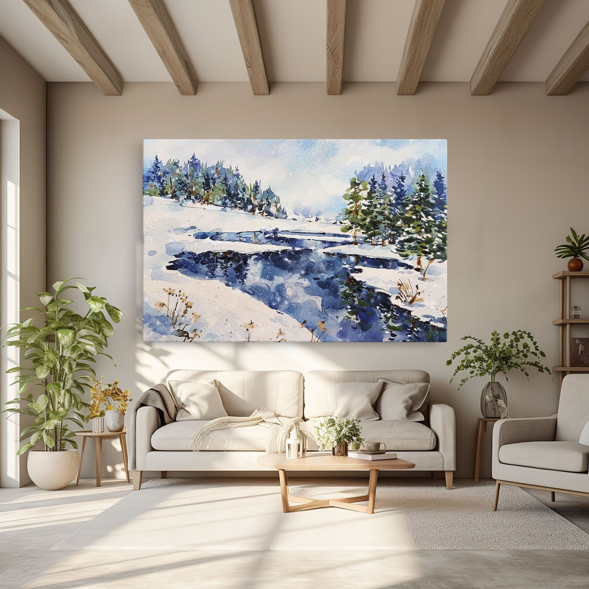 Winter Painting mockup 6