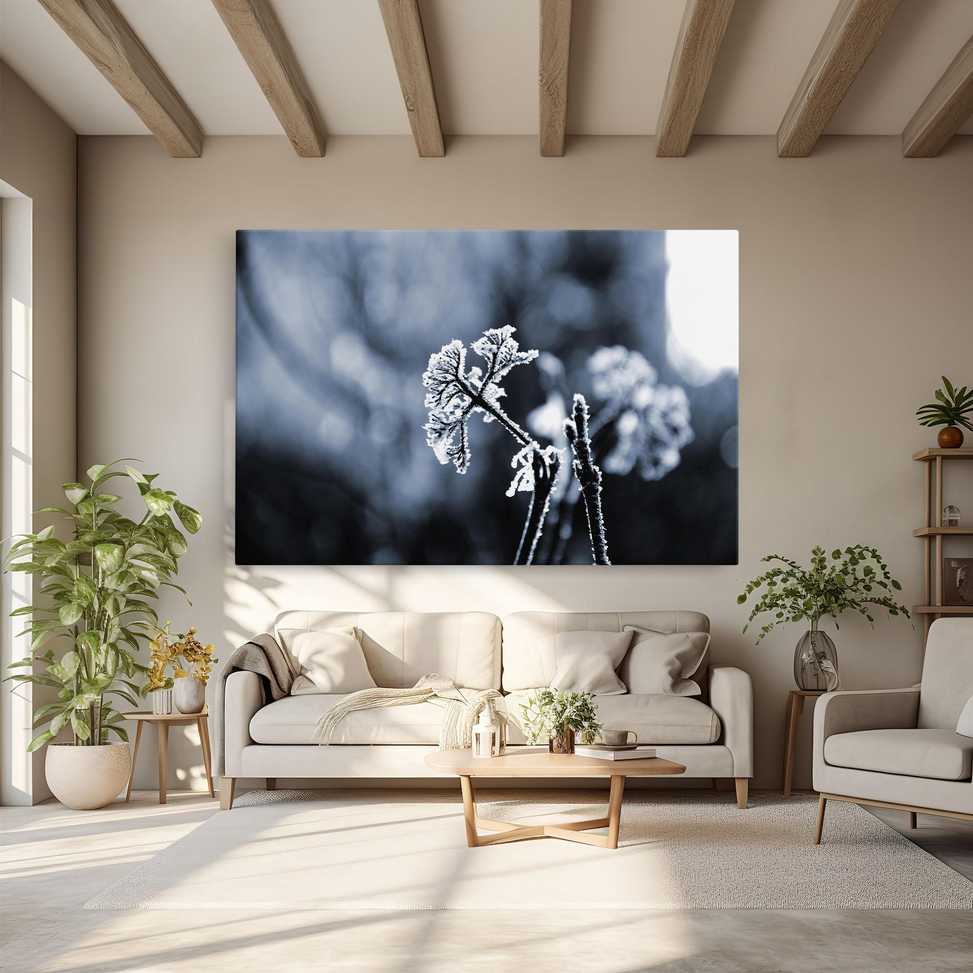 Leinwandbild Winter Plant mockup 6