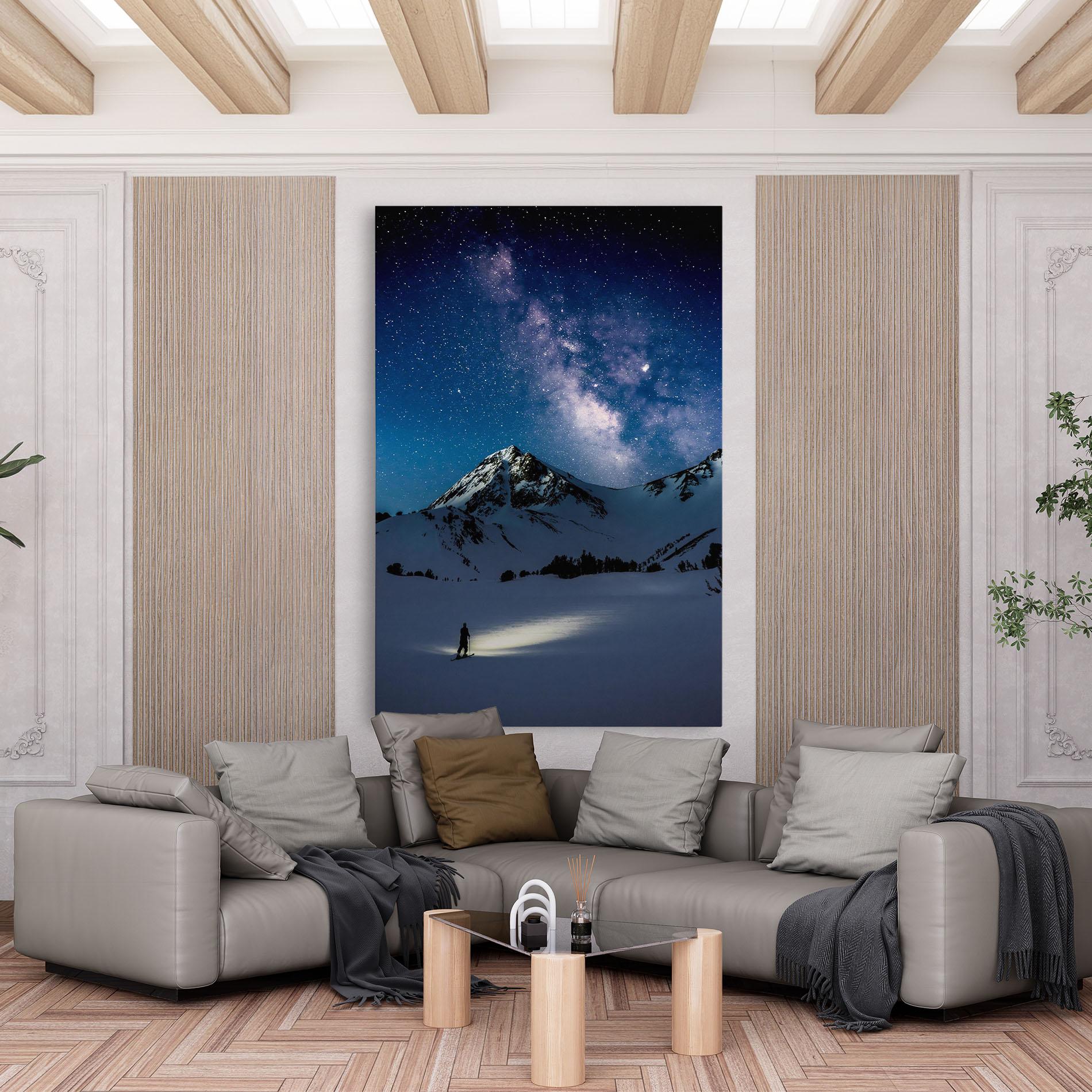 Leinwandbild Pretty Sky Winter mockup 6