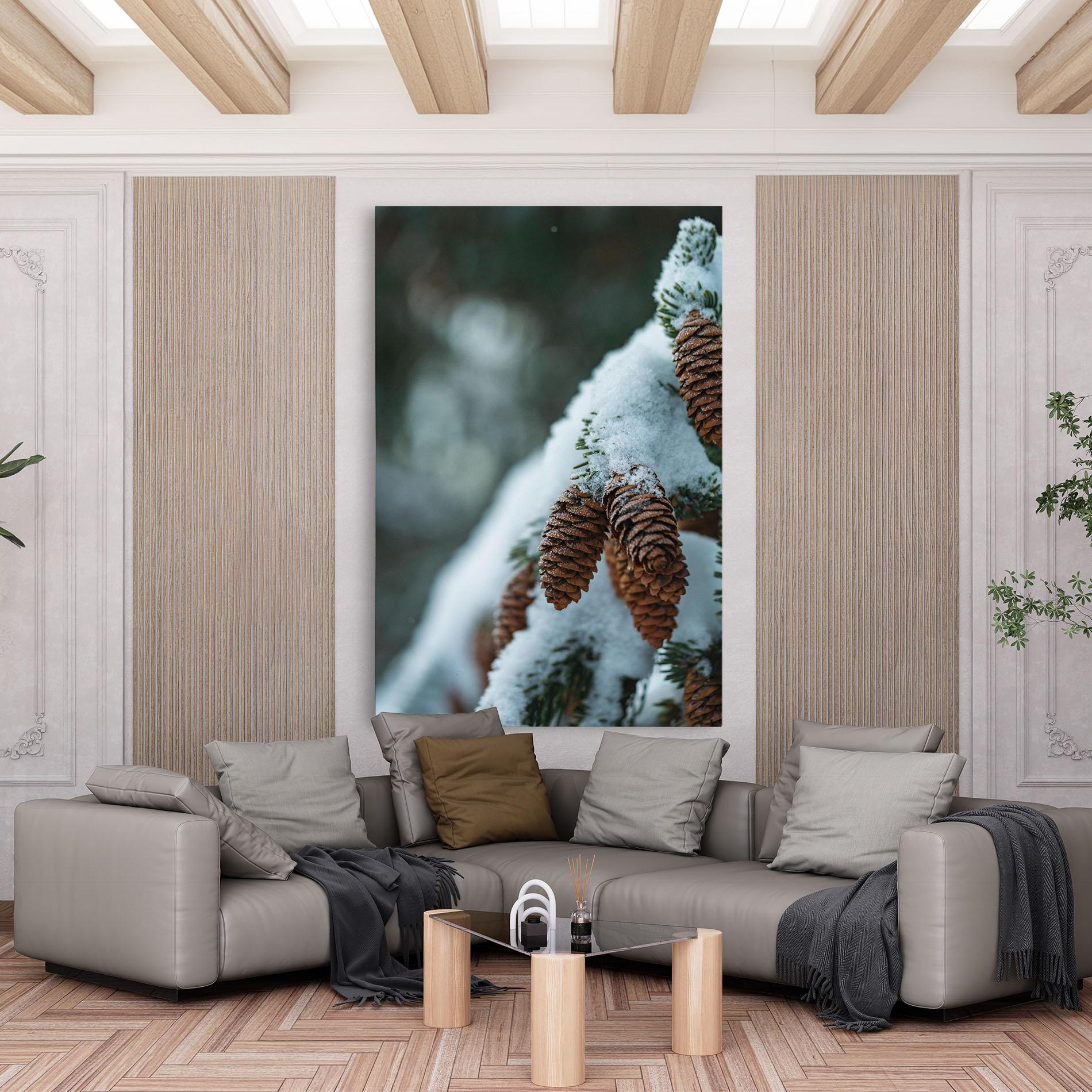 Leinwandbild Pretty Snow Cones mockup 6