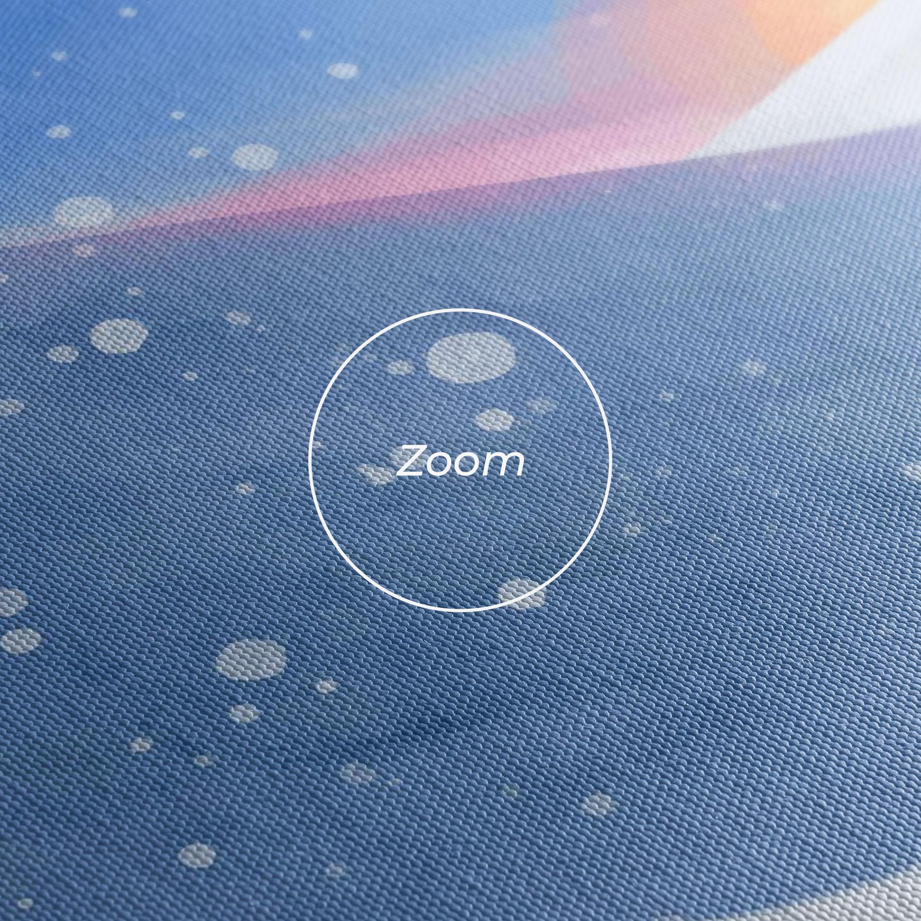 Leinwandbild Mountain Snow Art mockup 3