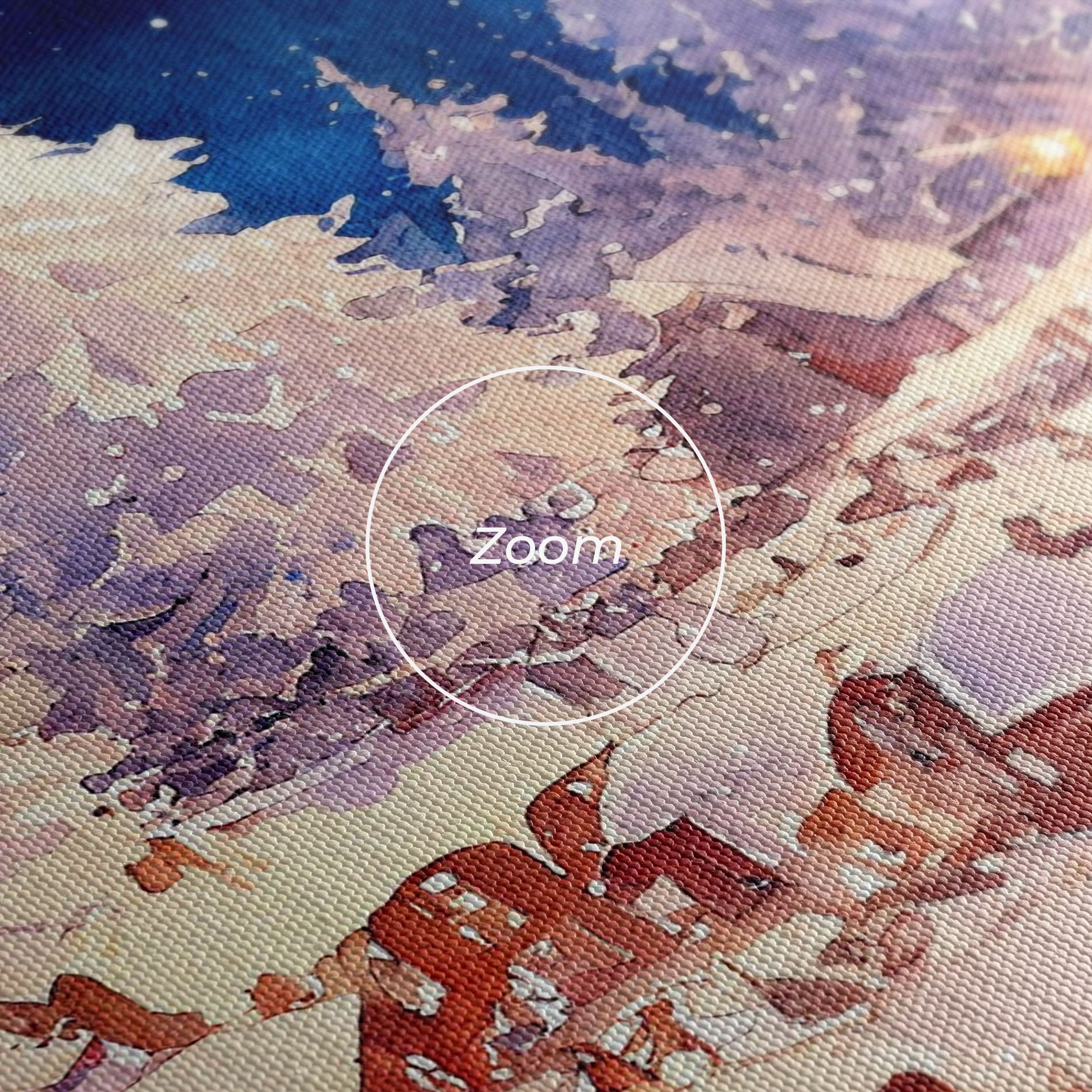 Snow Falling Painting mockup 3