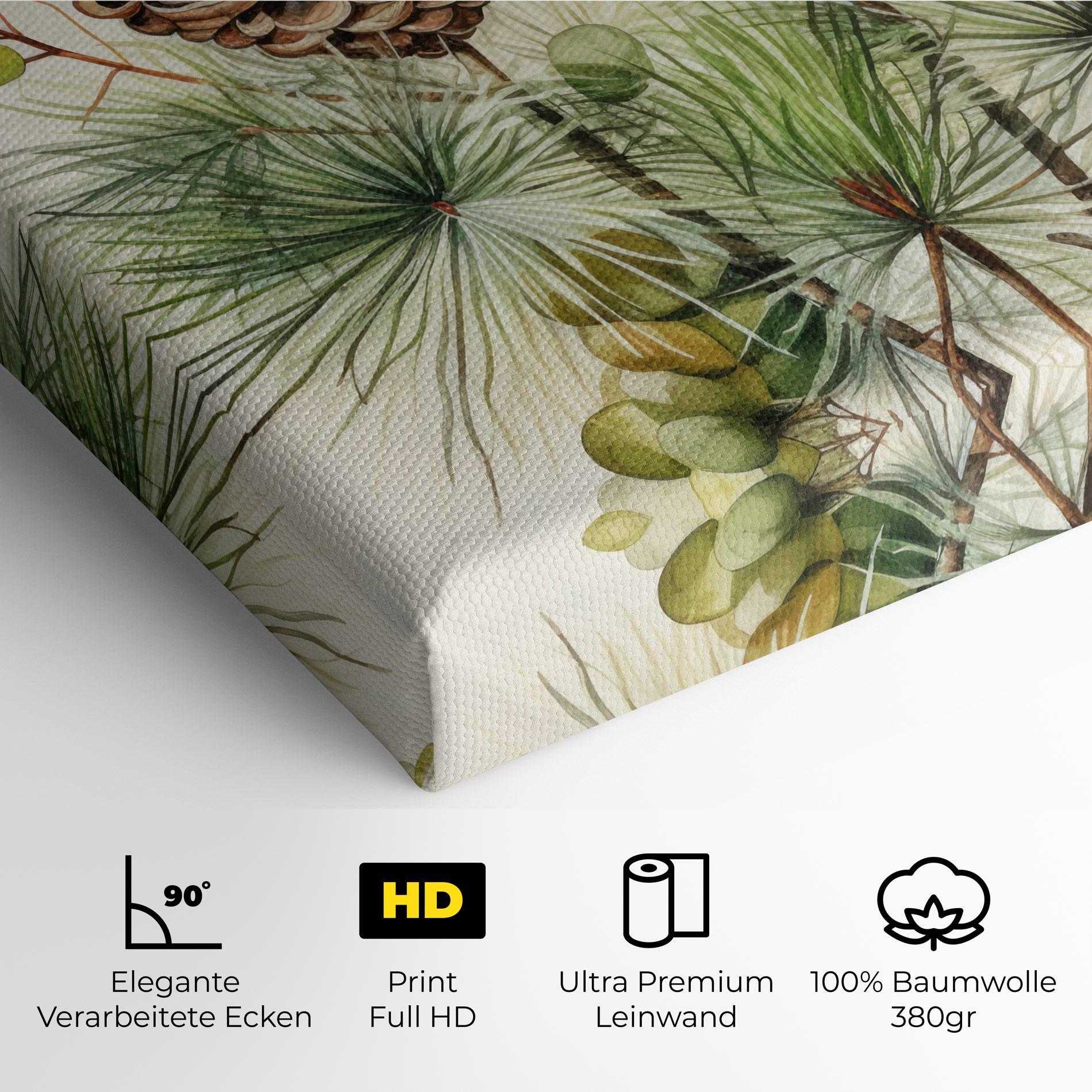 Leinwandbild Brown Cones mockup 4