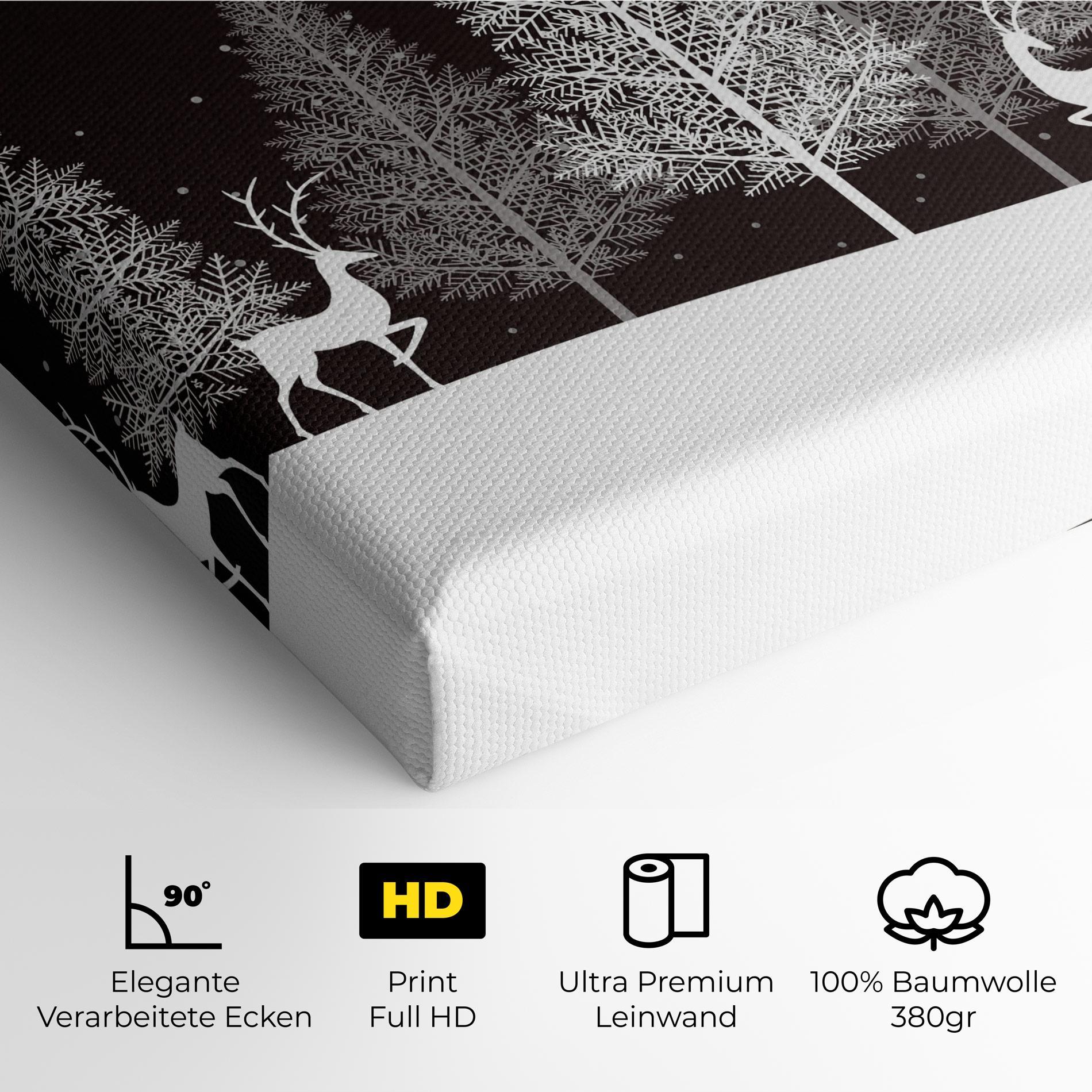 Leinwandbild Brown Sky Winter mockup 4