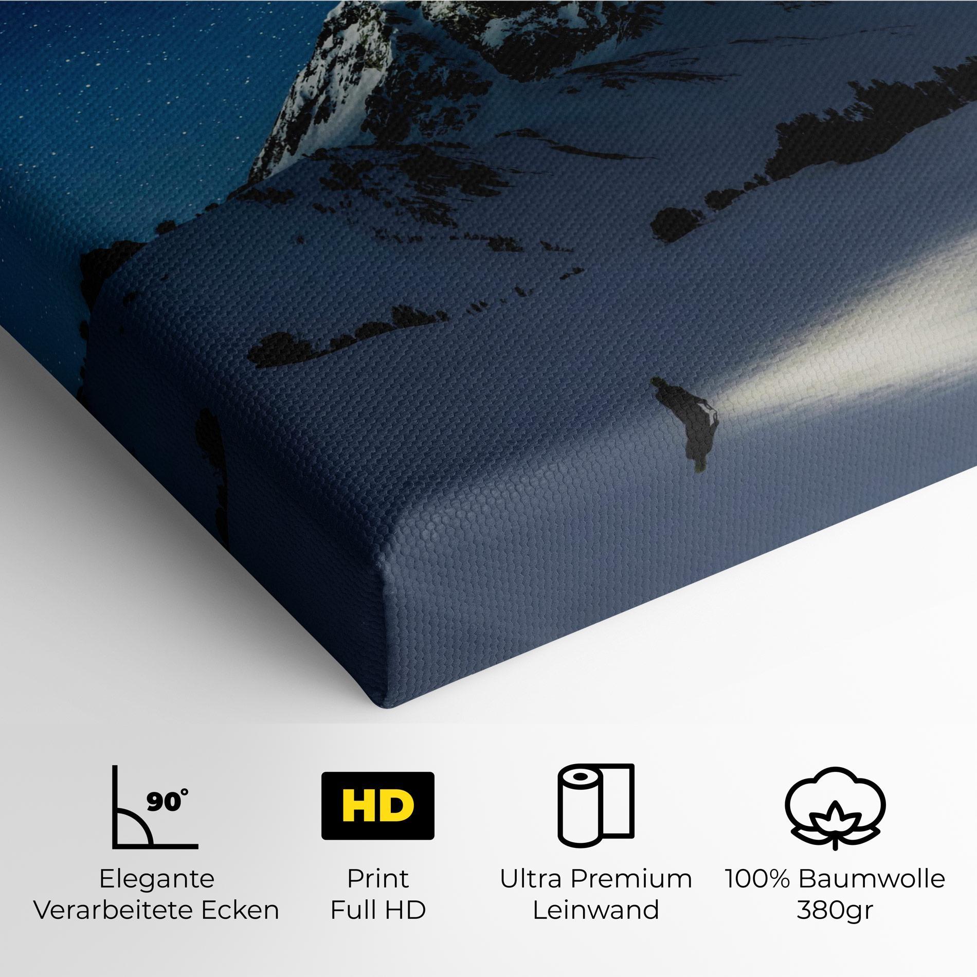 Leinwandbild Pretty Sky Winter mockup 4