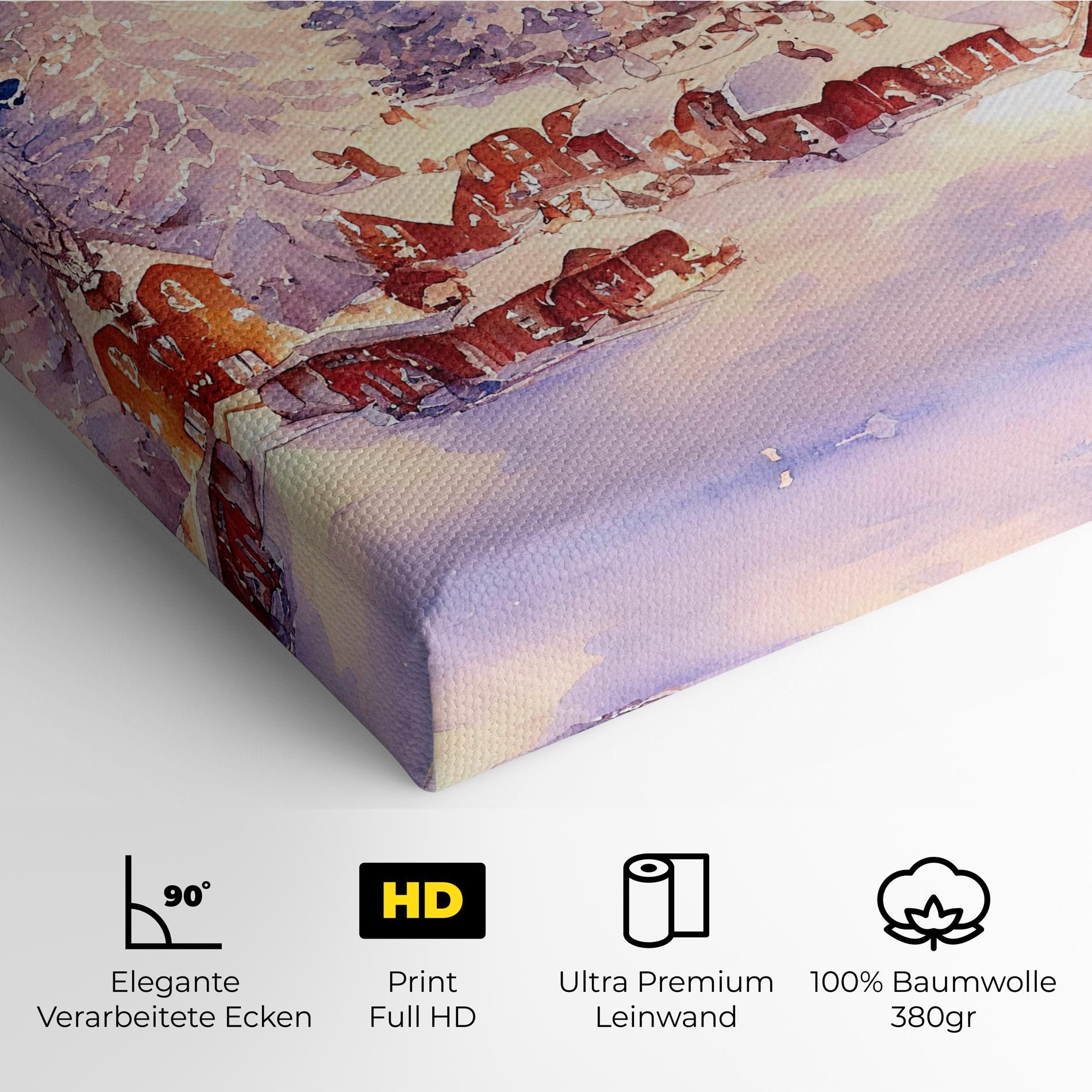 Snow Falling Painting mockup 4