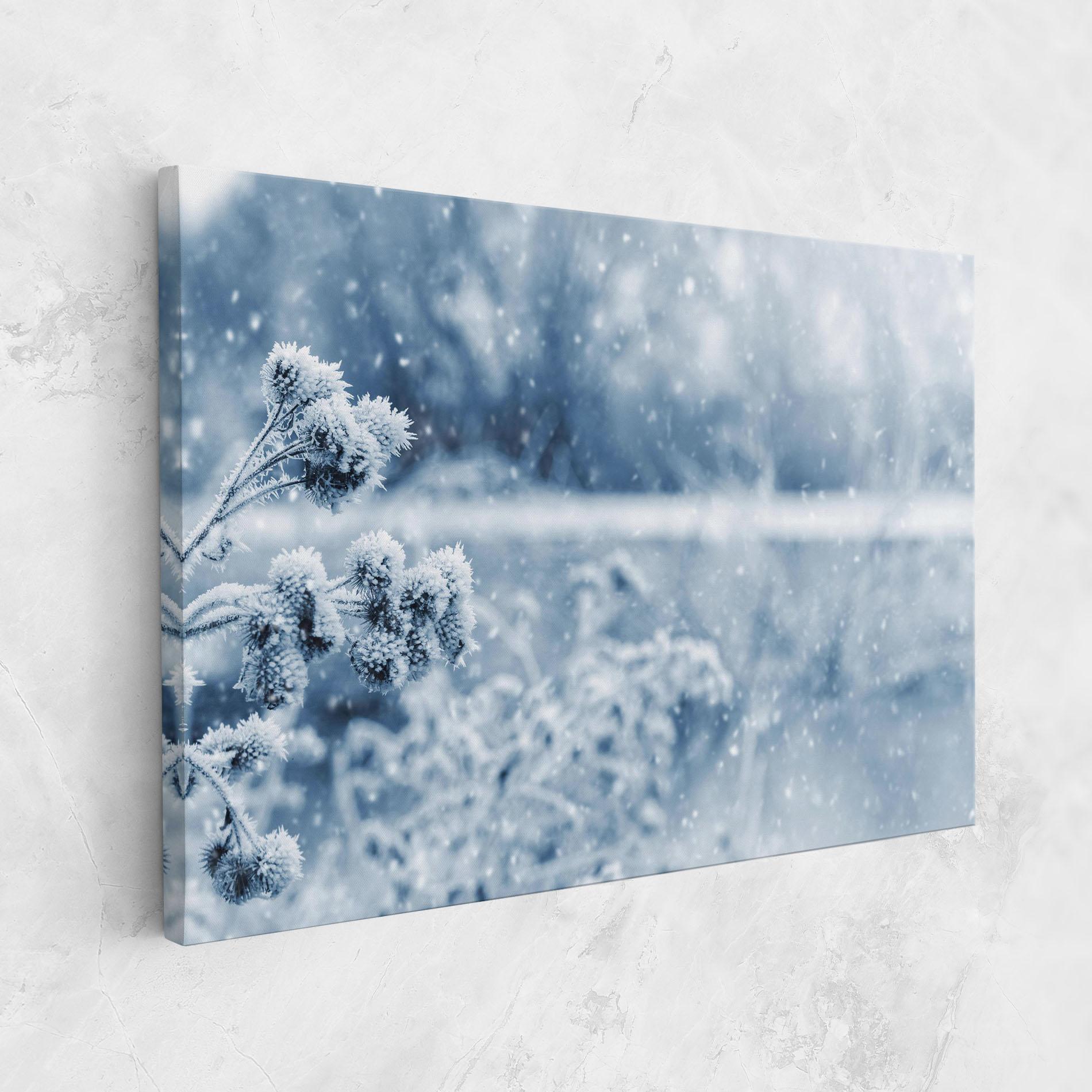 Leinwandbild Pretty Winter Plants mockup 1