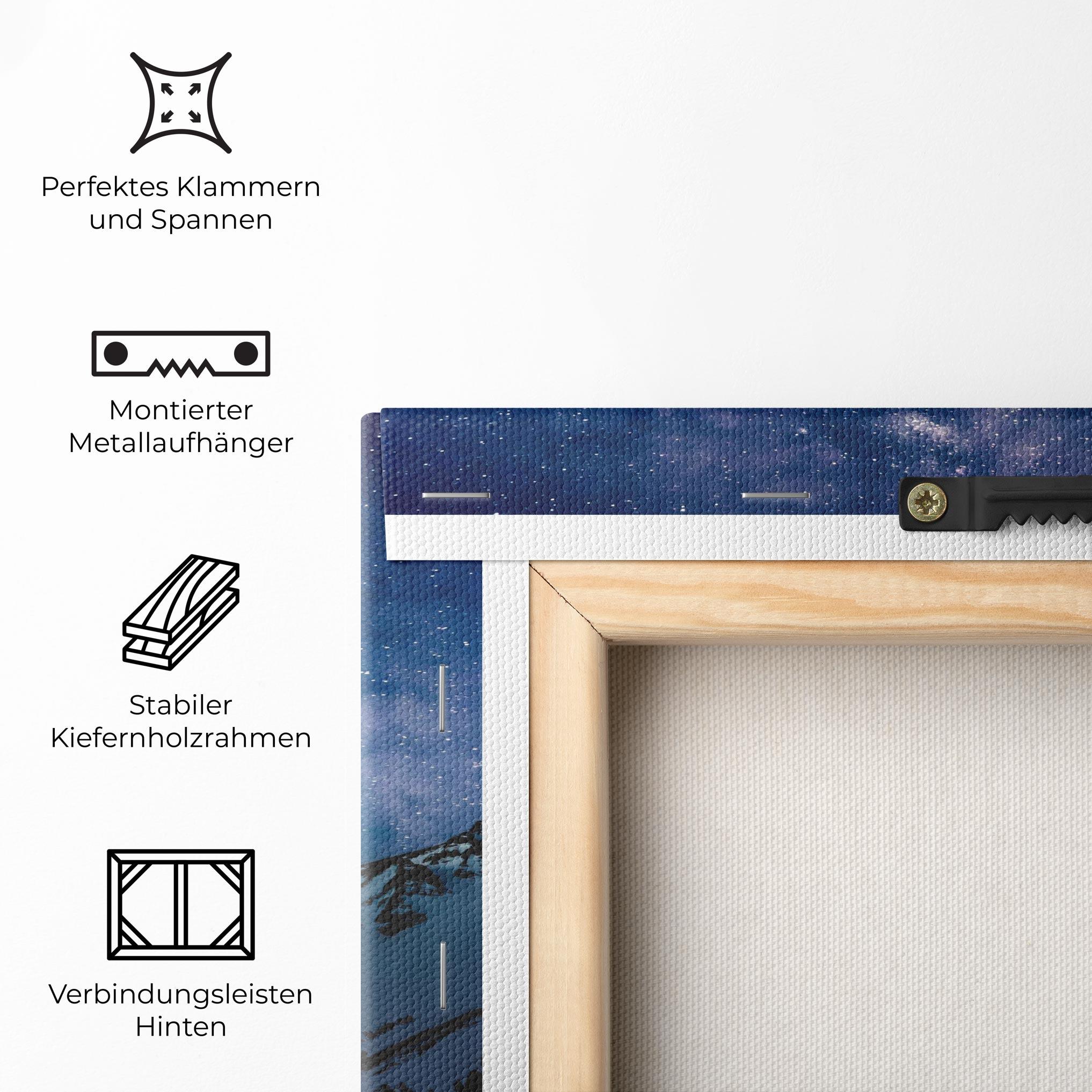 Leinwandbild Pretty Sky Winter mockup 5