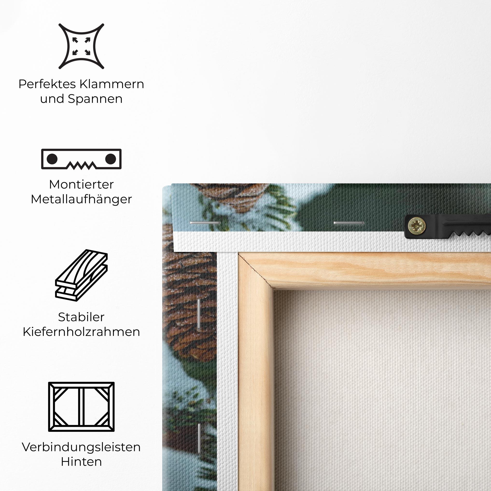 Leinwandbild Pretty Snow Cones mockup 5