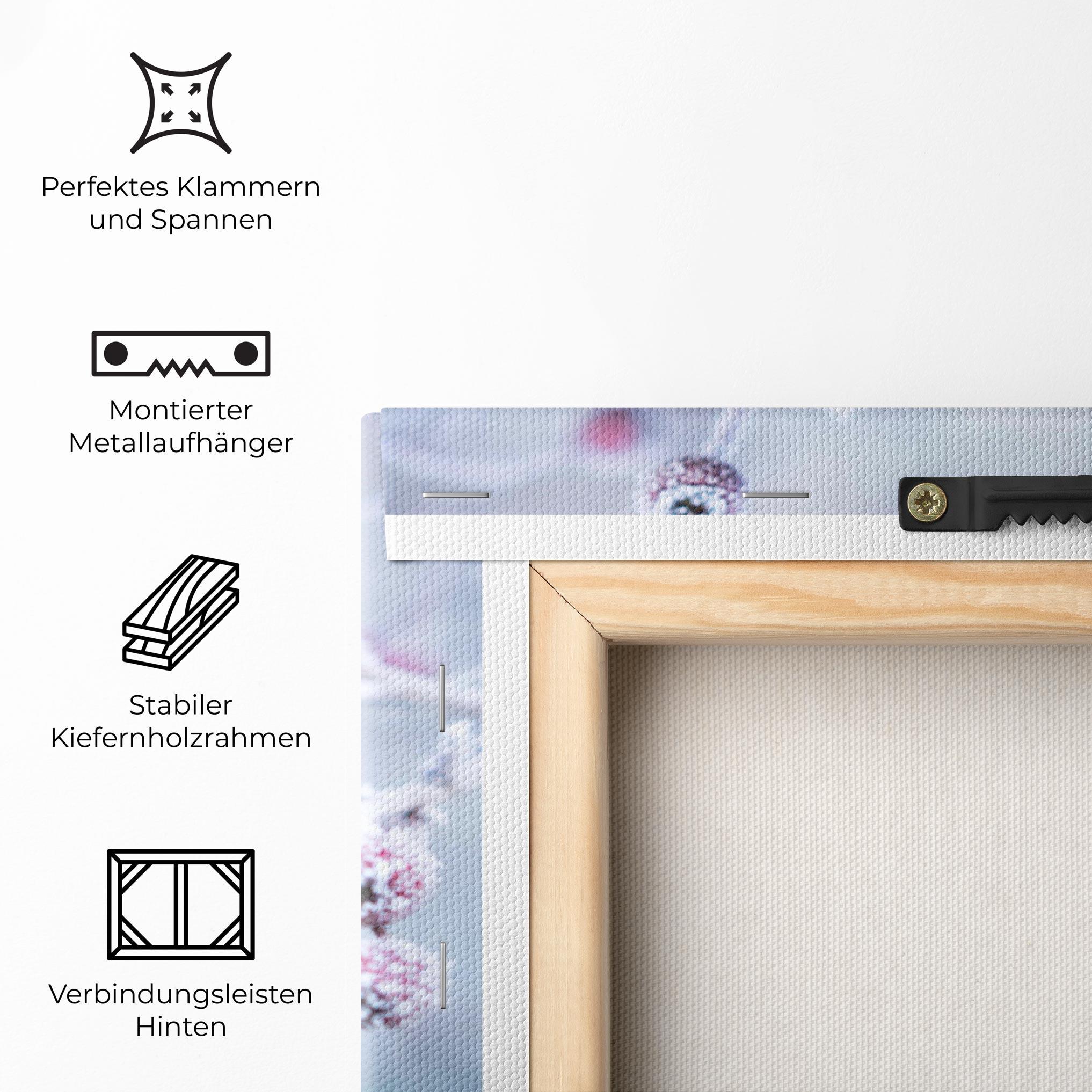 Leinwandbild Red Winter Fruits mockup 5