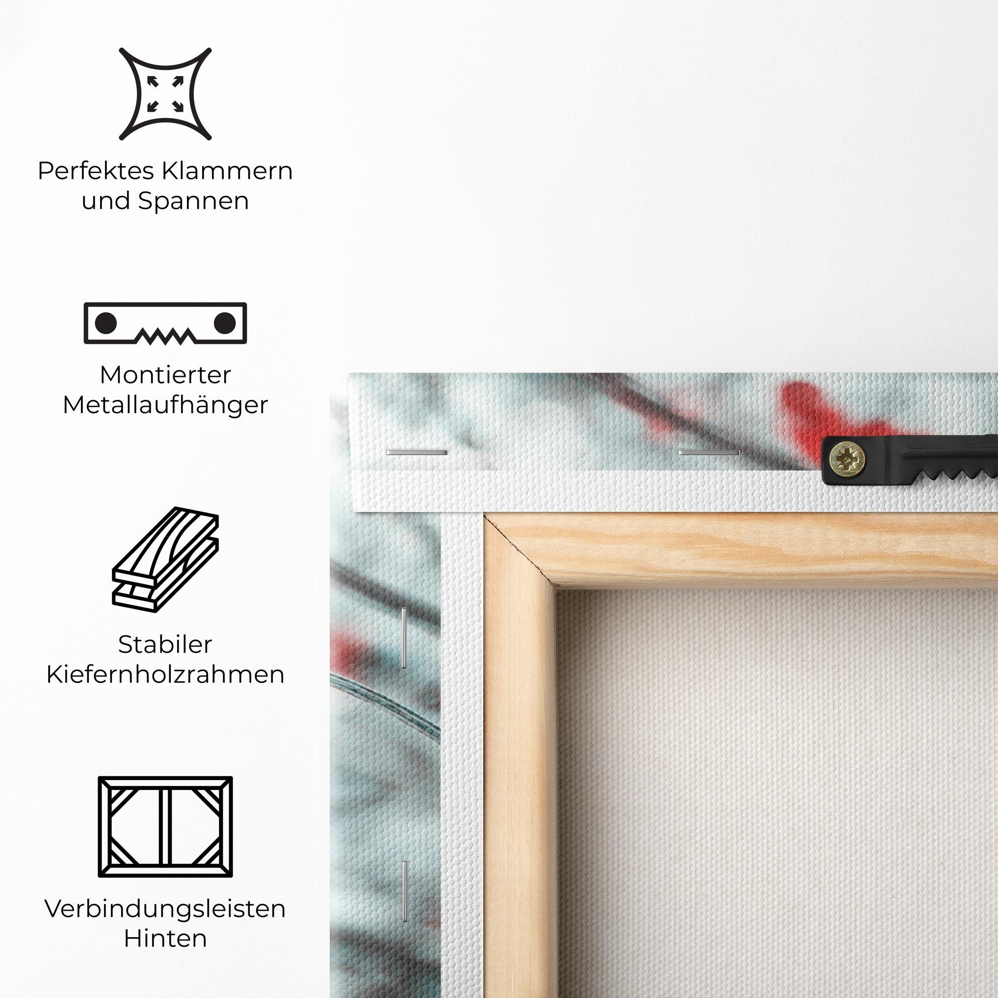 Leinwandbild Snow Red Fruits mockup 5