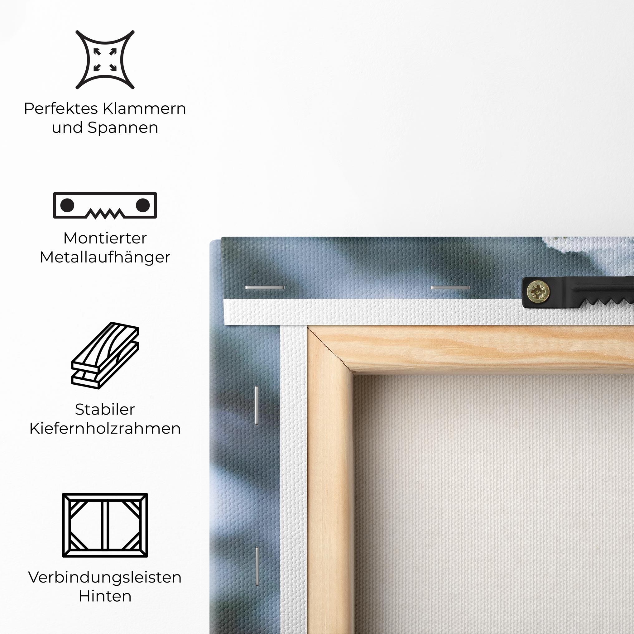 Leinwandbild Winter Cones mockup 5