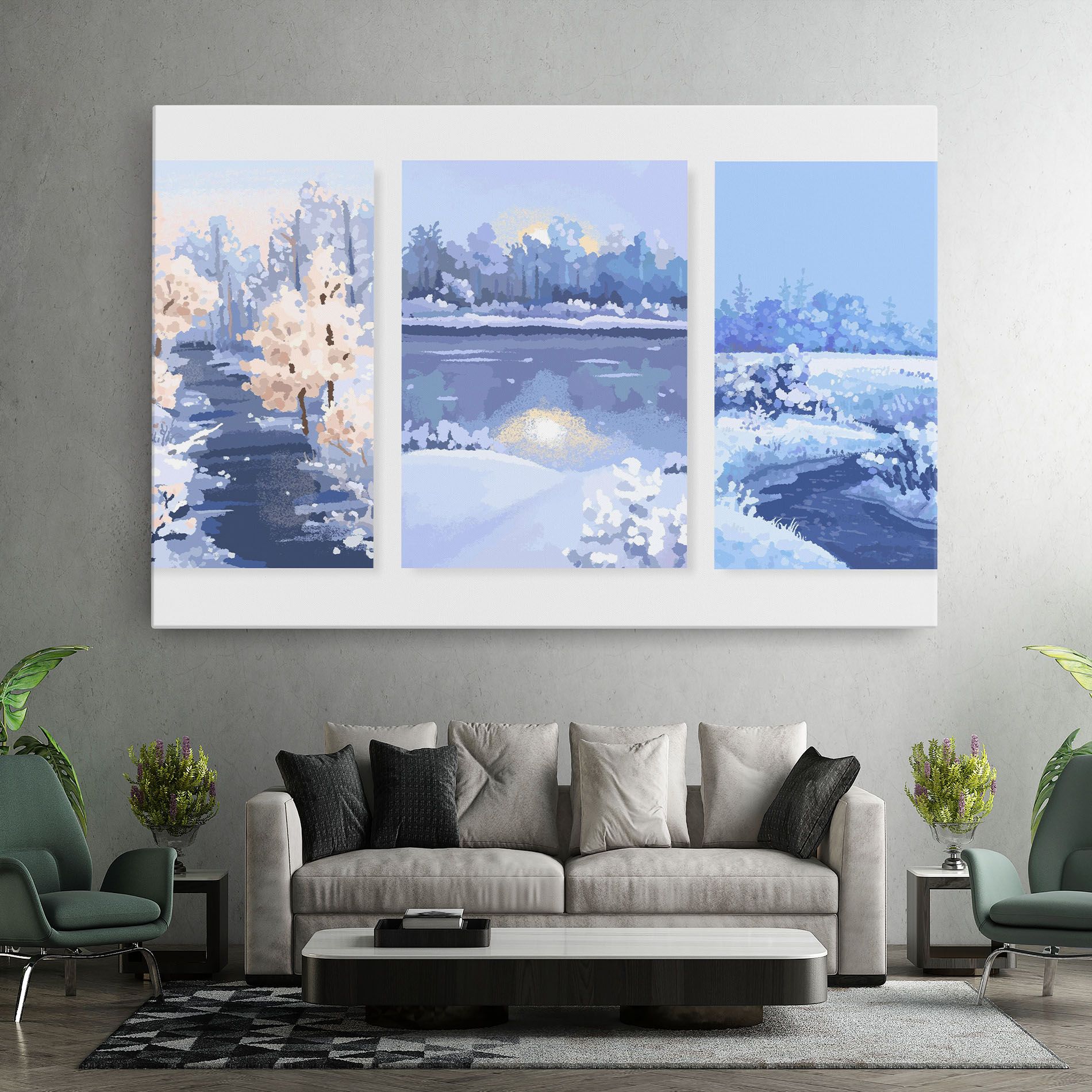 Winter_landscape_with_forest_and_field_vector_illustration14 mockup 7