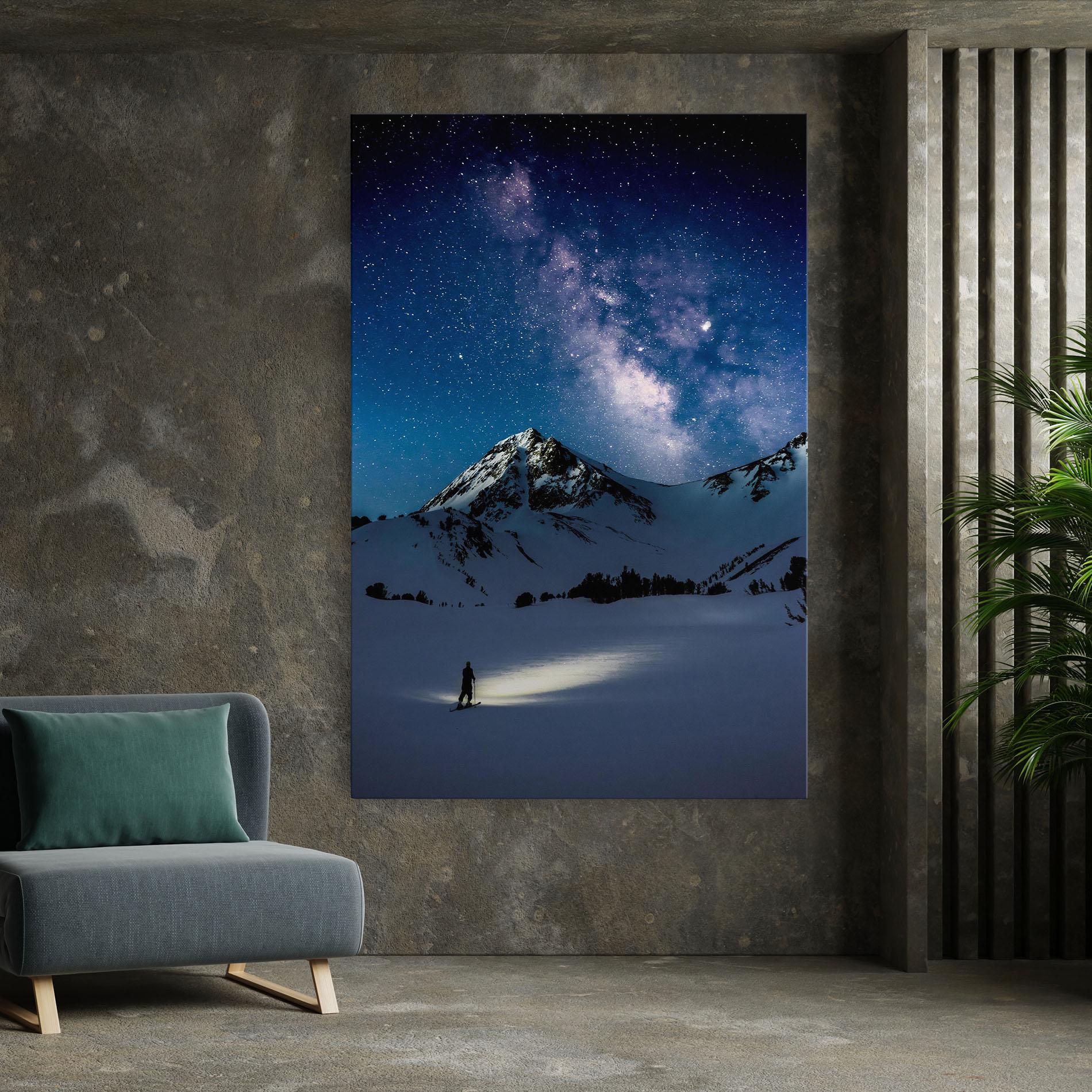 Leinwandbild Pretty Sky Winter mockup 7