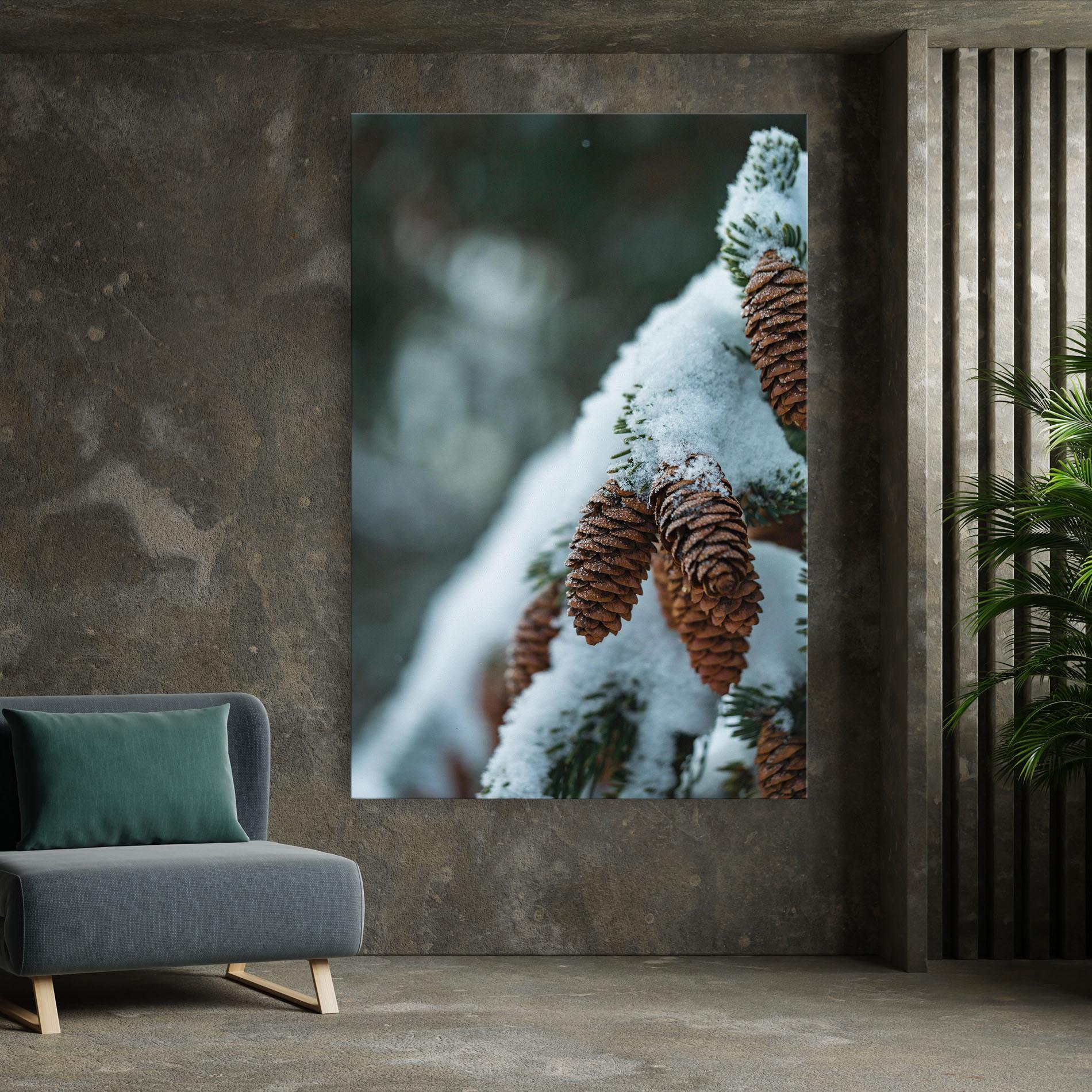 Leinwandbild Pretty Snow Cones mockup 7