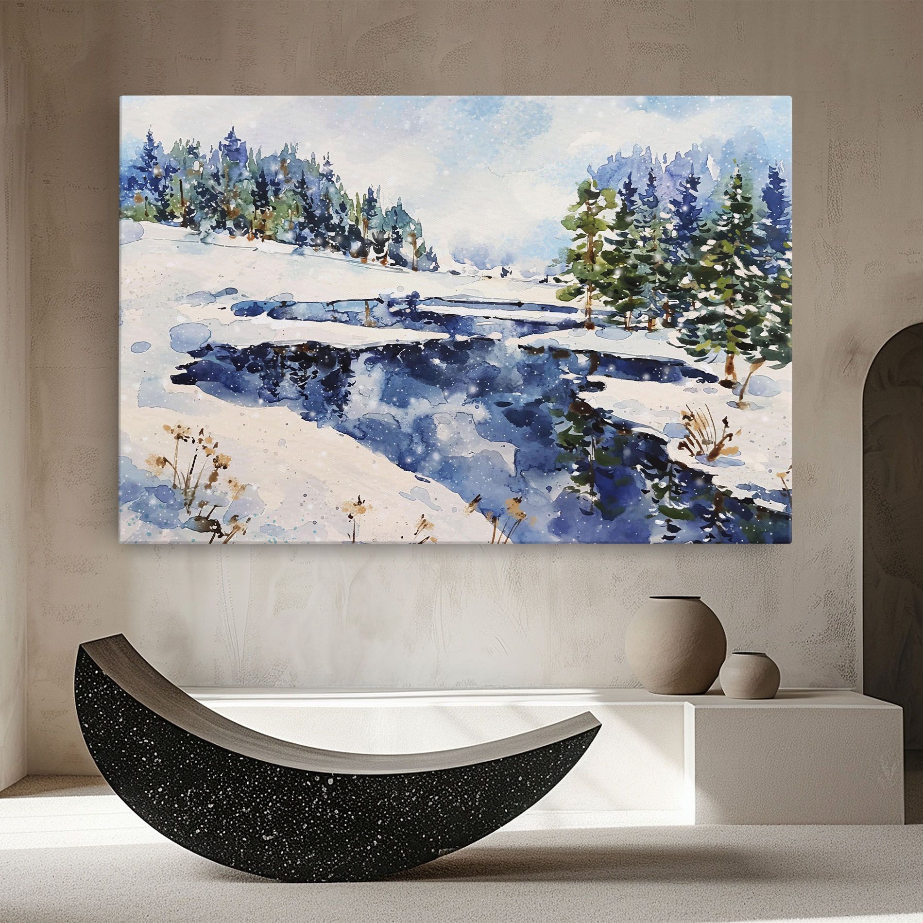 Winter Painting mockup 8