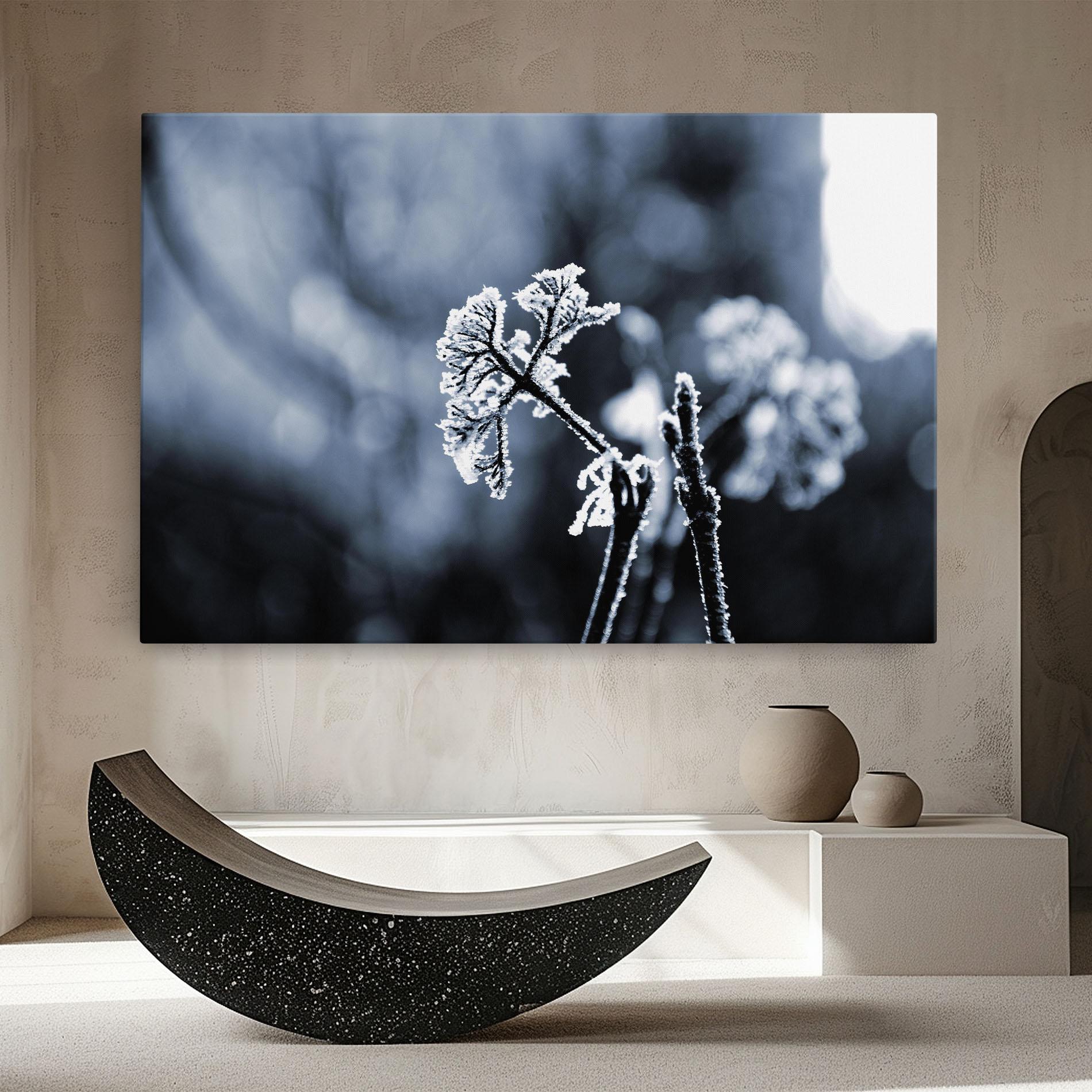 Leinwandbild Winter Plant mockup 8