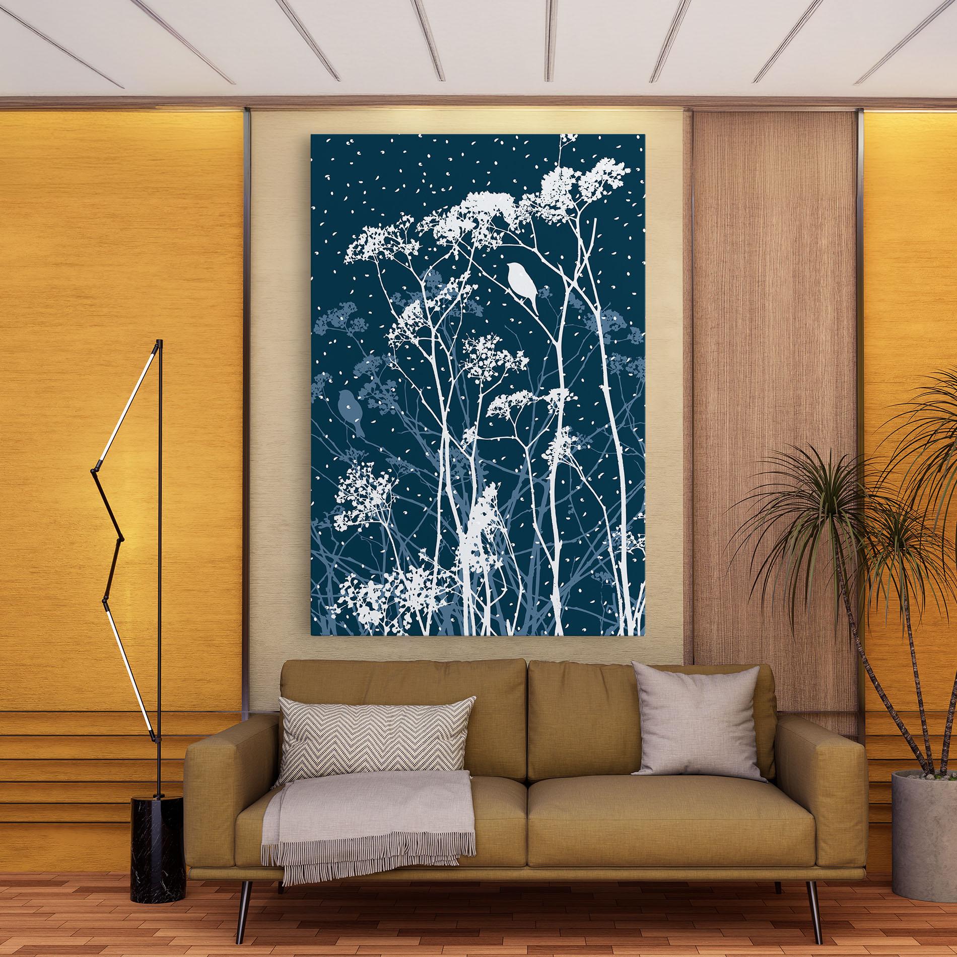 Leinwandbild Meadow Flowers mockup 9