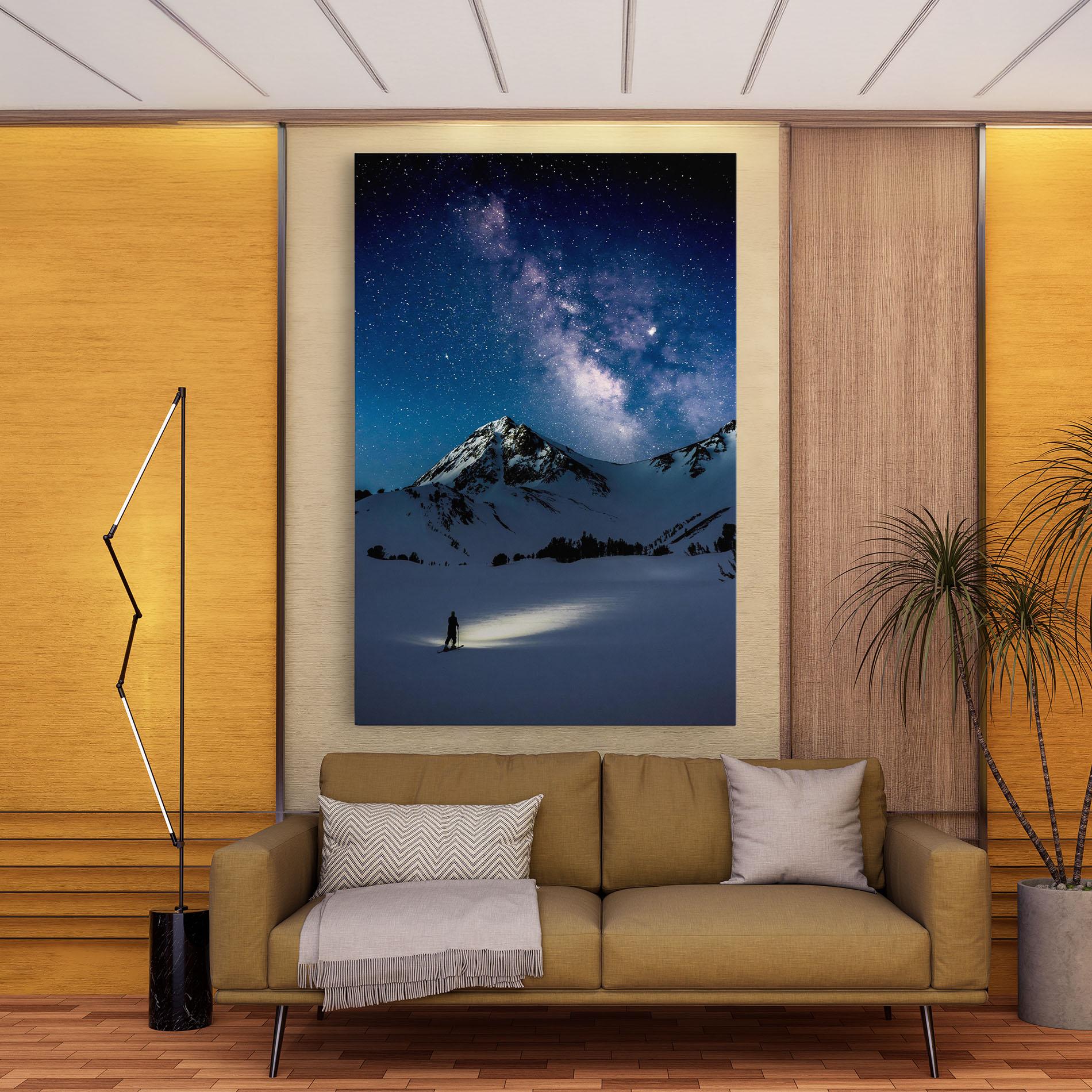 Leinwandbild Pretty Sky Winter mockup 9