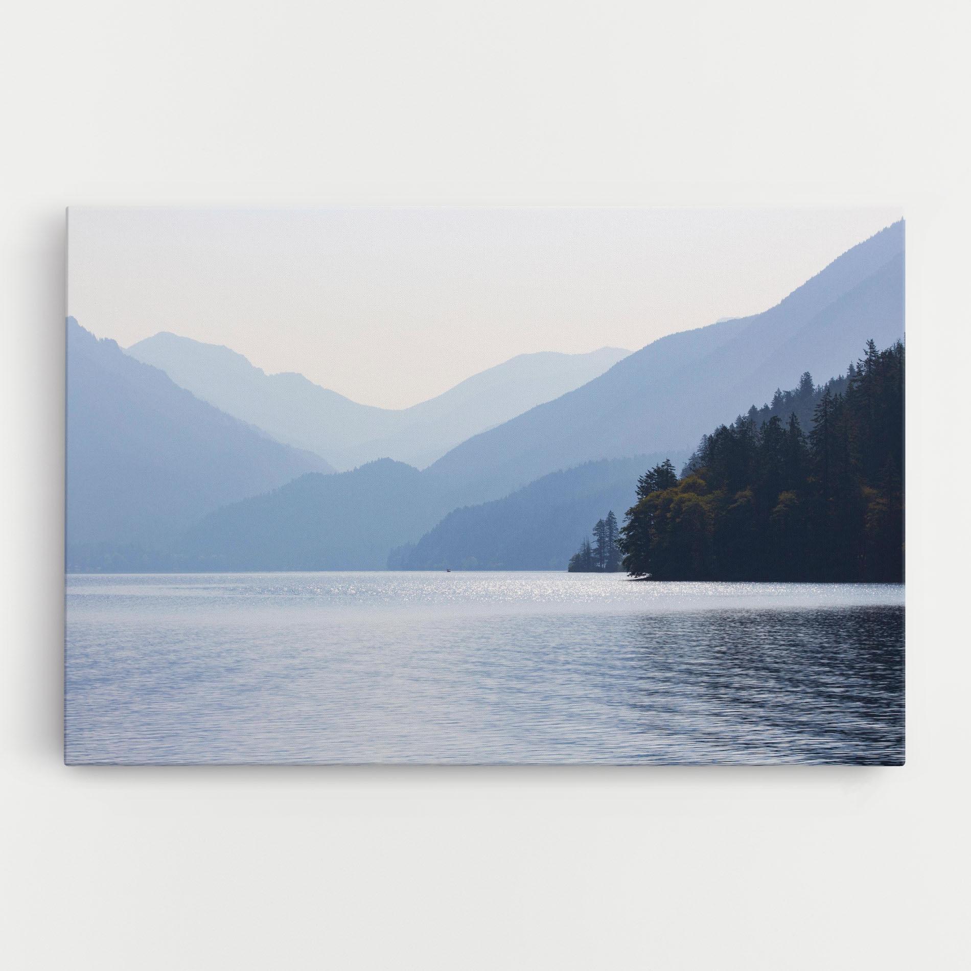 Leinwandbild Grey Lake View mockup 0