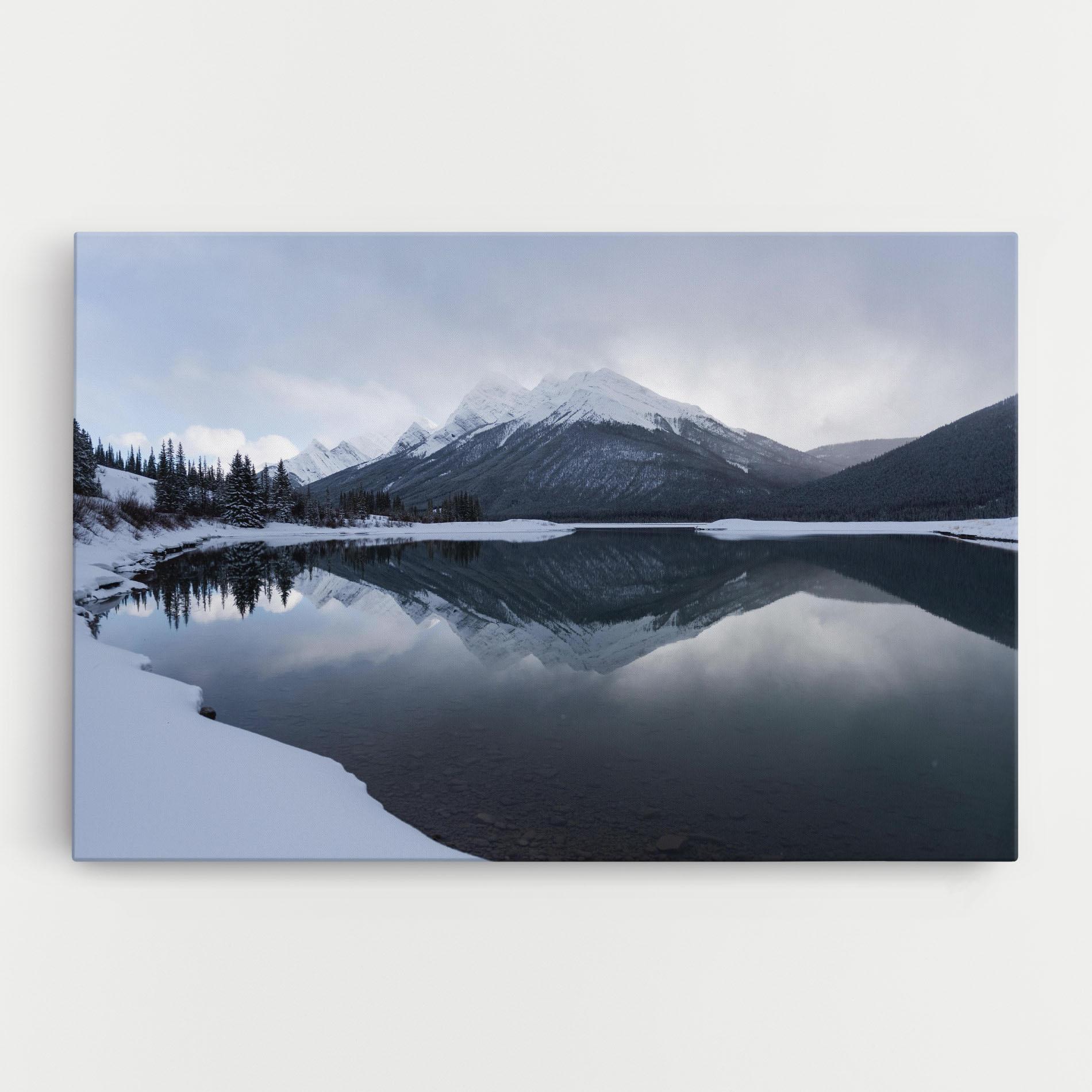 Leinwandbild Grey Lake mockup 0