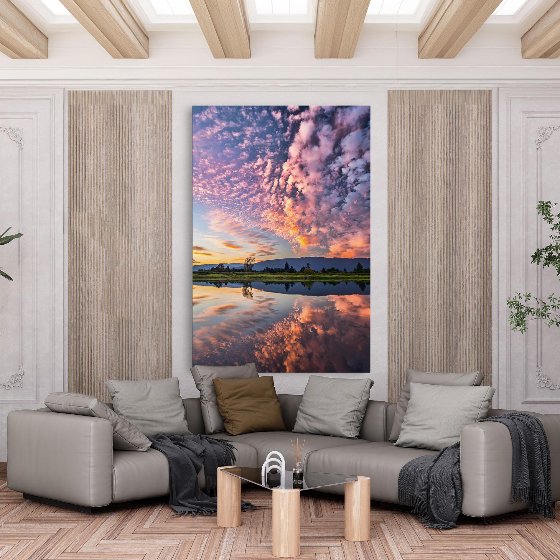 Leinwandbild Beautiful Sky mockup 6