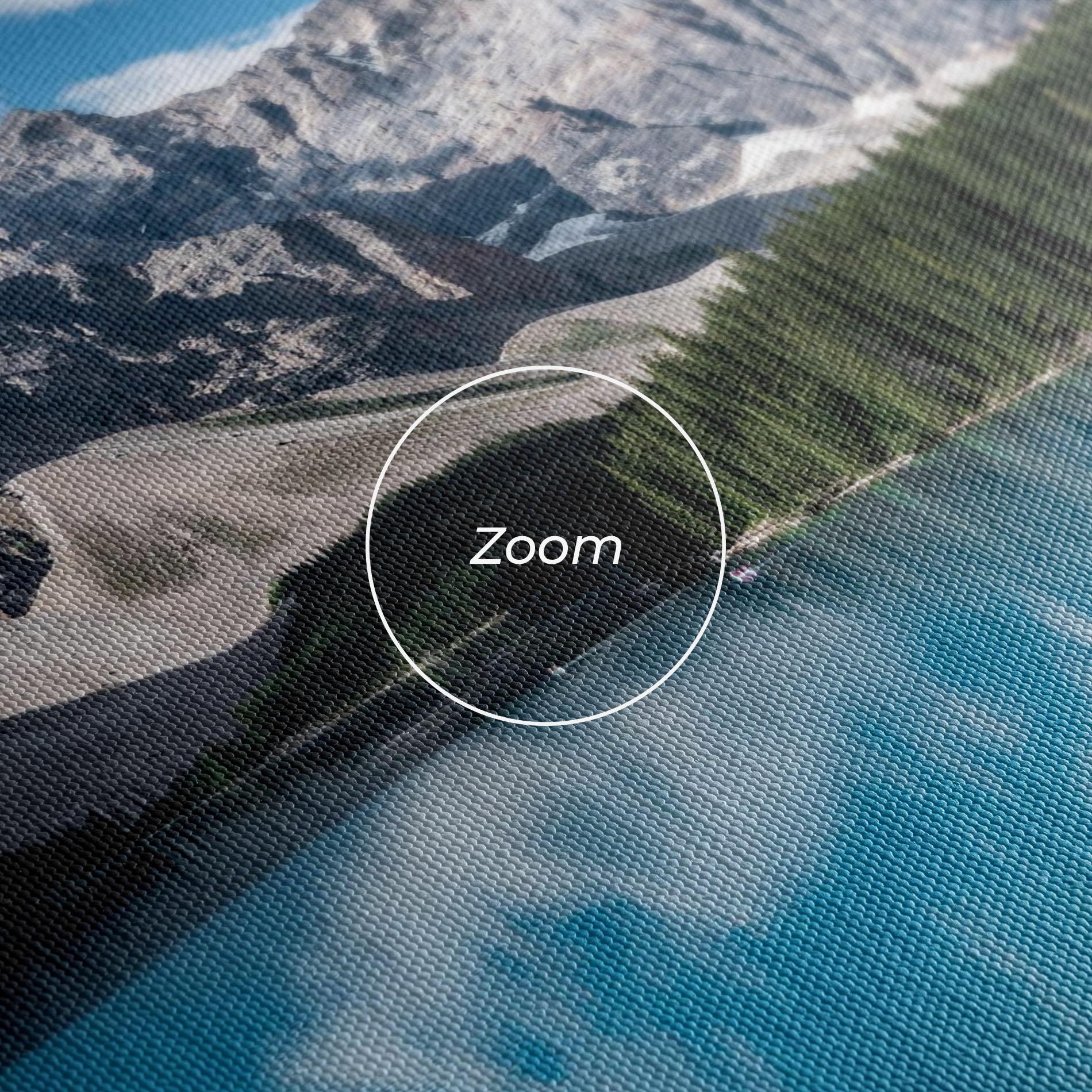 Leinwandbild Beautiful Lake Canada mockup 3