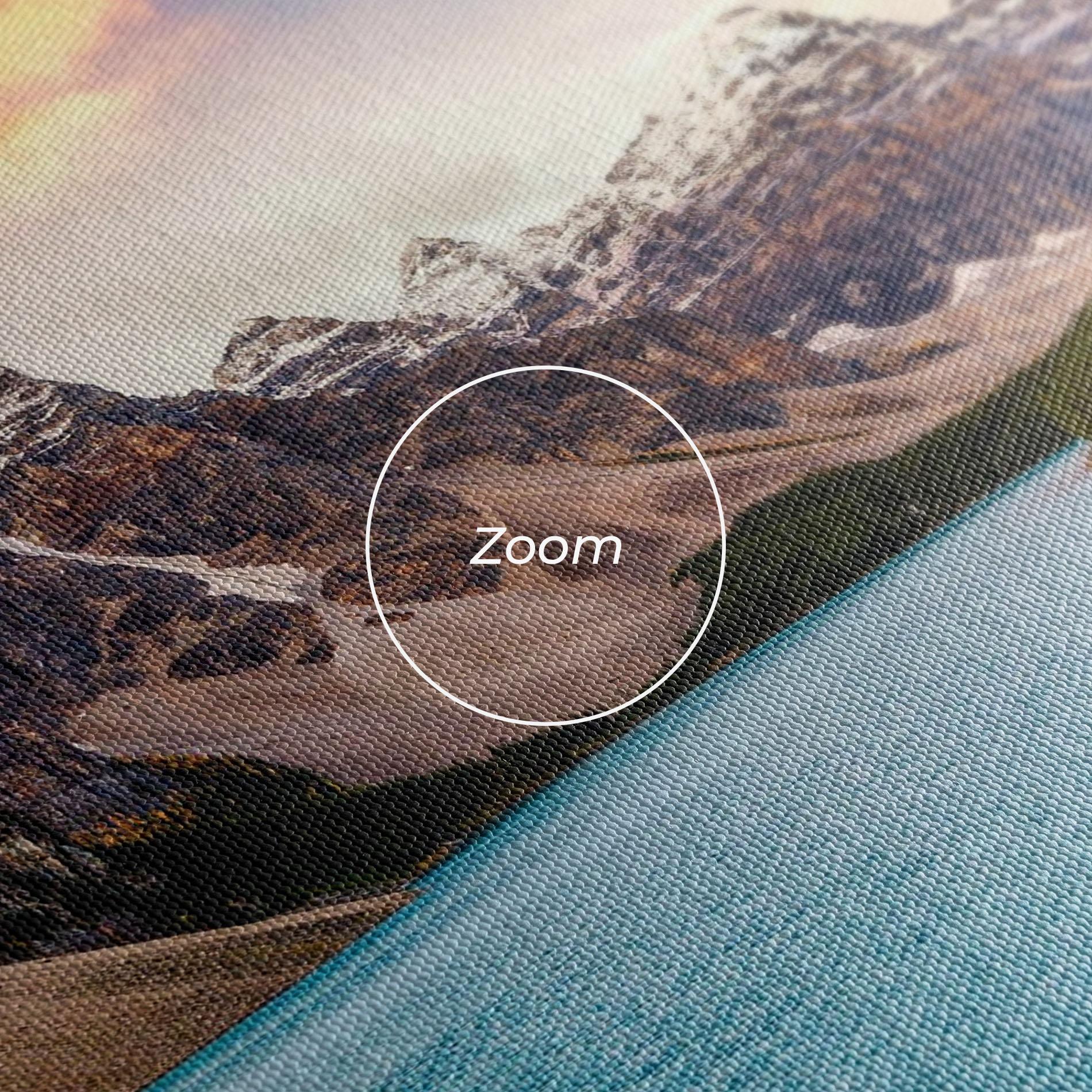 Leinwandbild Blue Magic Lake mockup 3