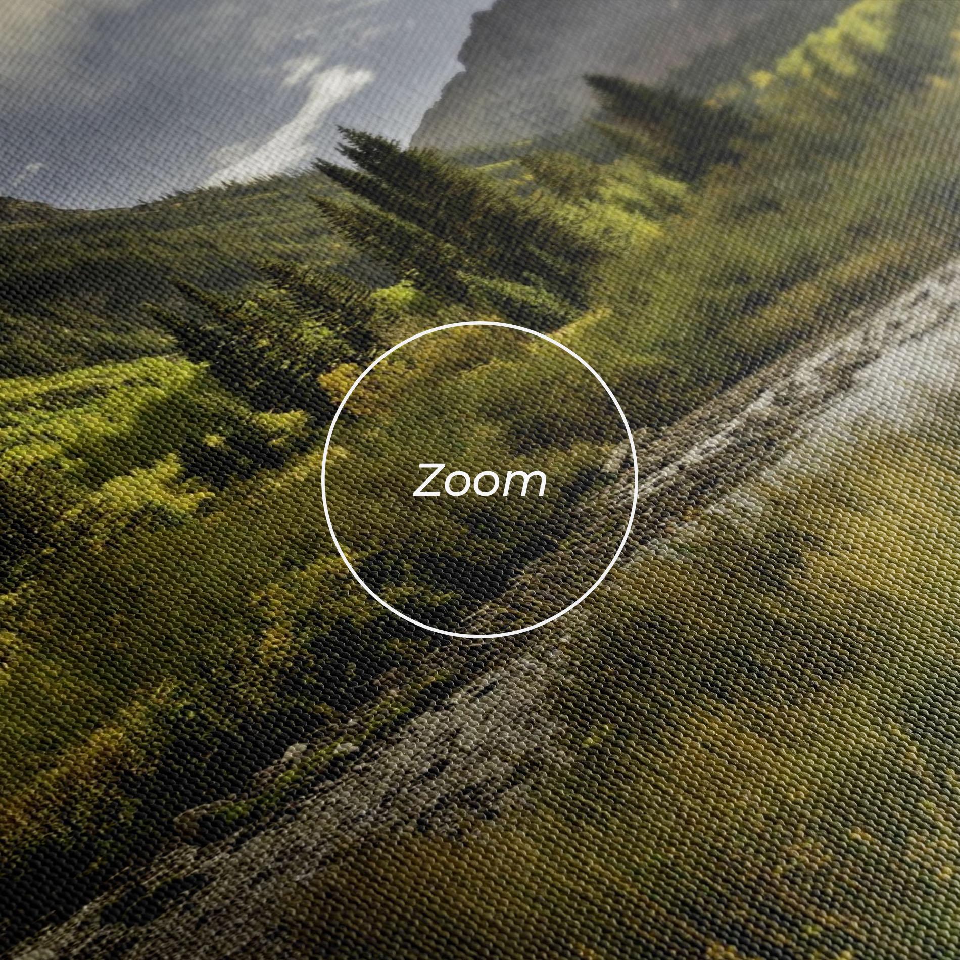 Leinwandbild Cloudy Lake mockup 3