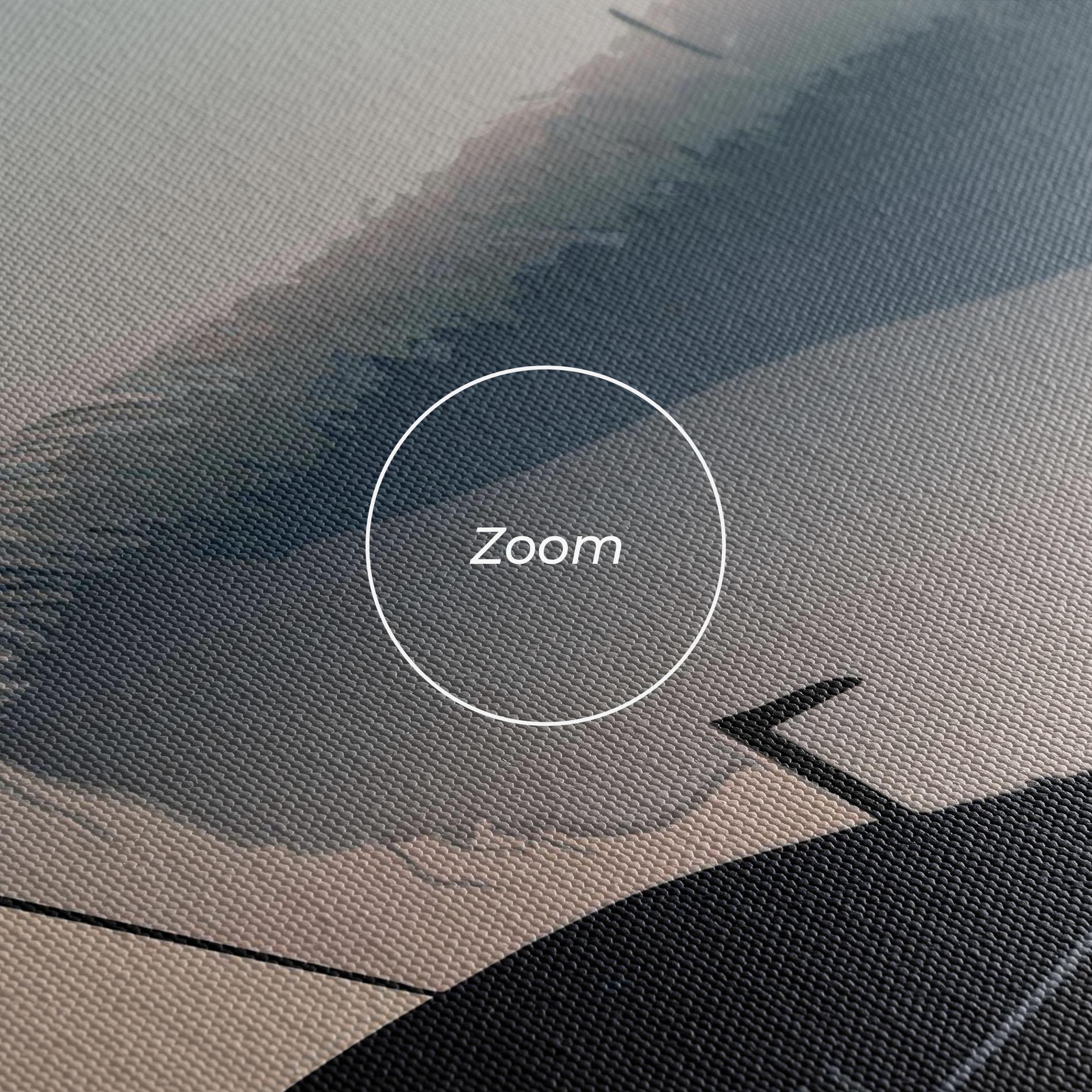 Leinwandbild Japan Lake Man mockup 3