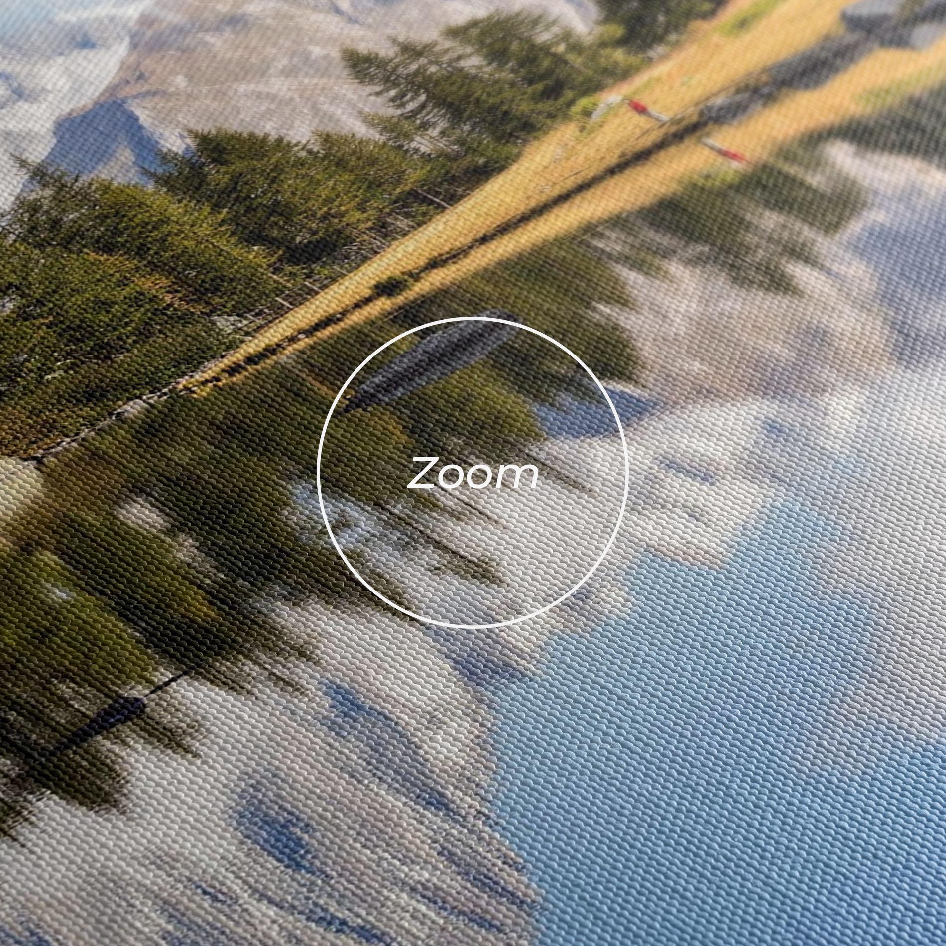 Leinwandbild Mountain Reflection mockup 3