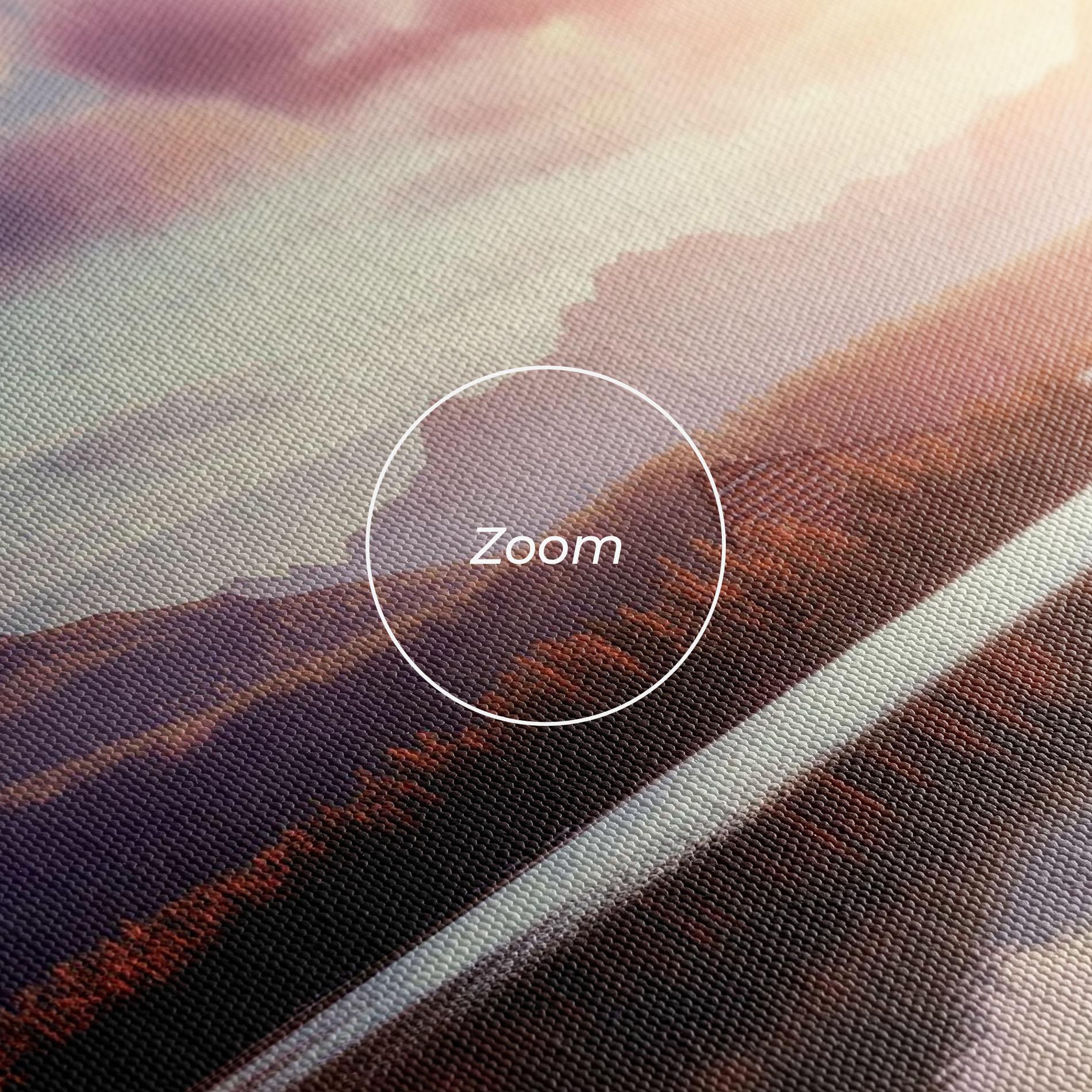 Leinwandbild Orange Lake Light mockup 3