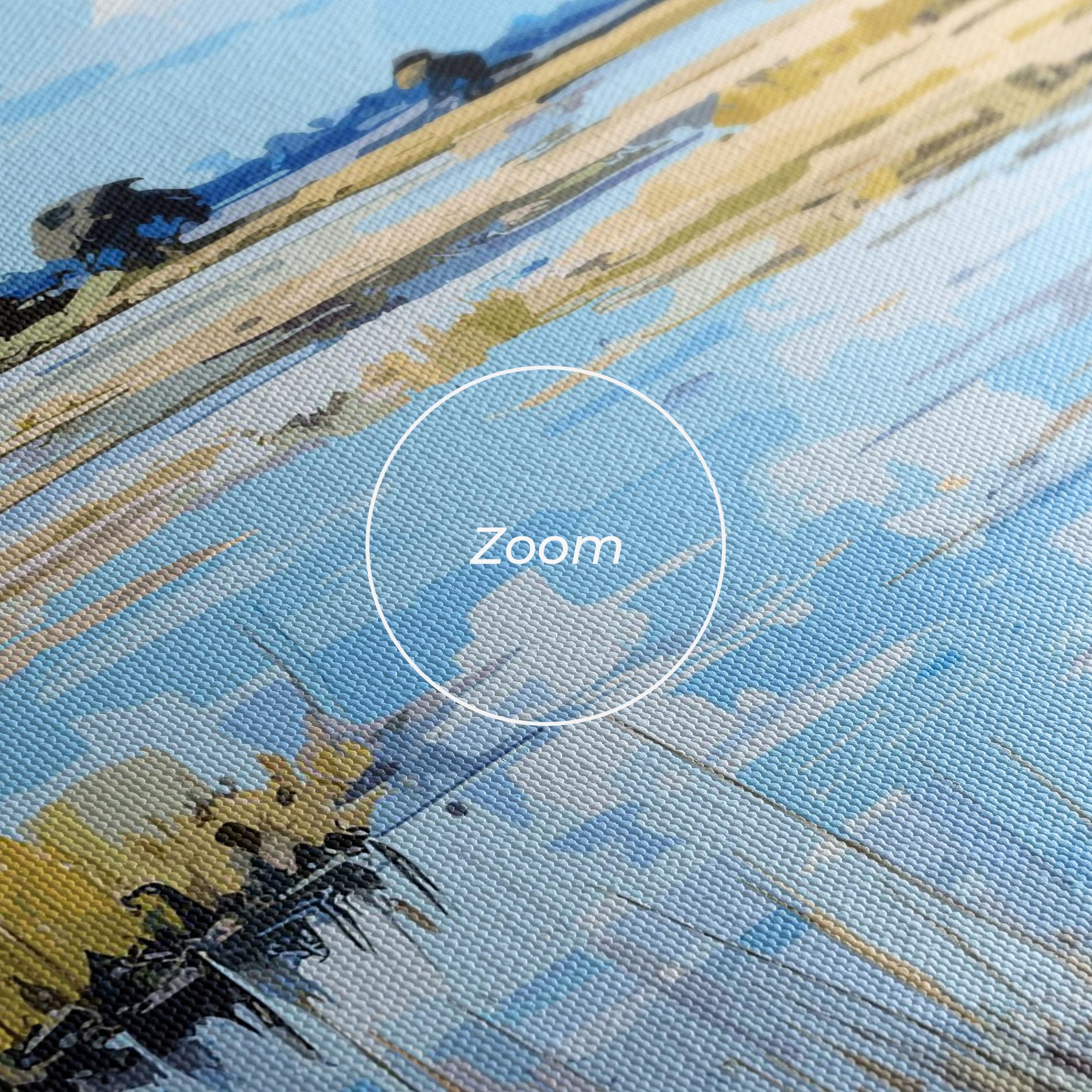 Leinwandbild Riverside Flowers mockup 3