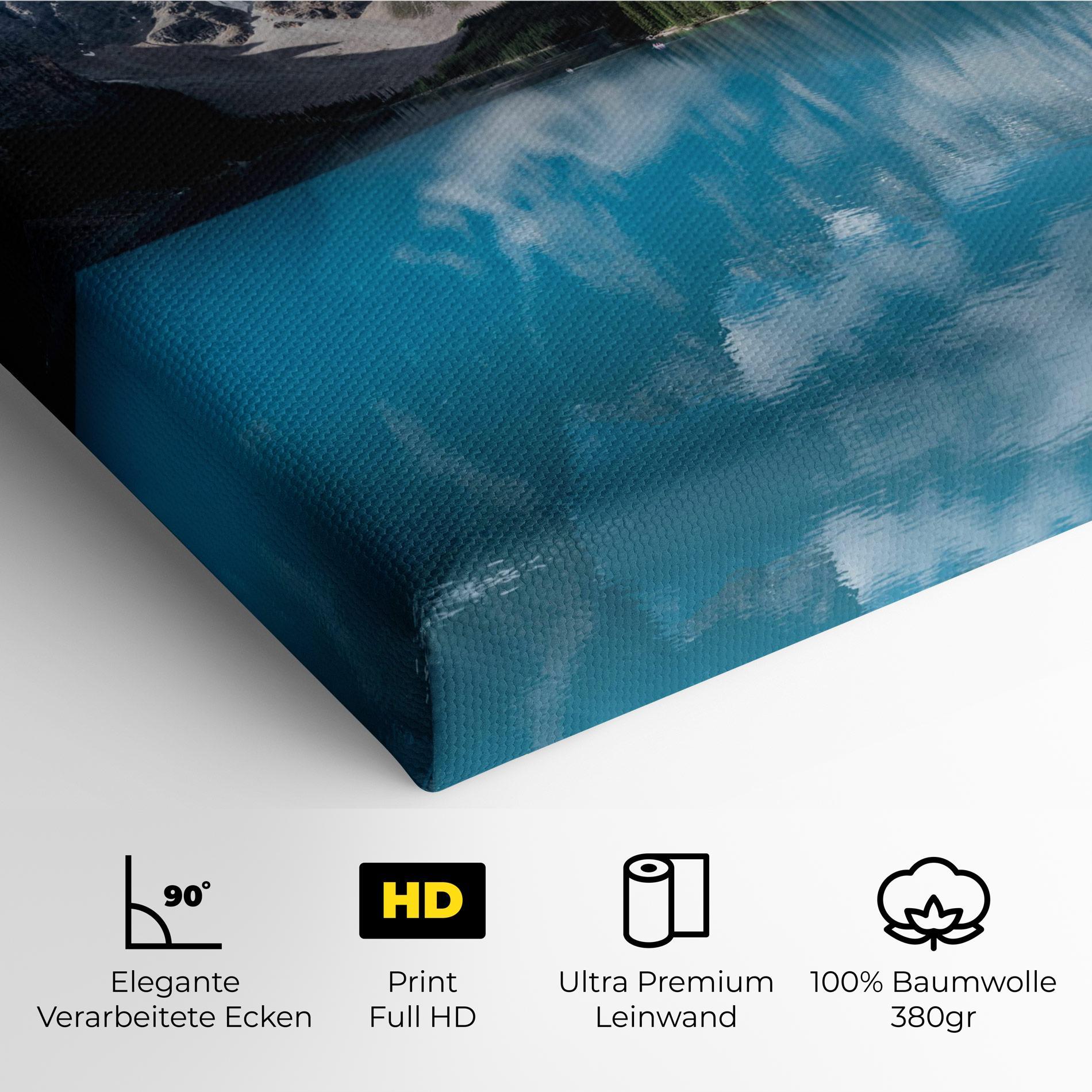 Leinwandbild Beautiful Lake Canada mockup 4