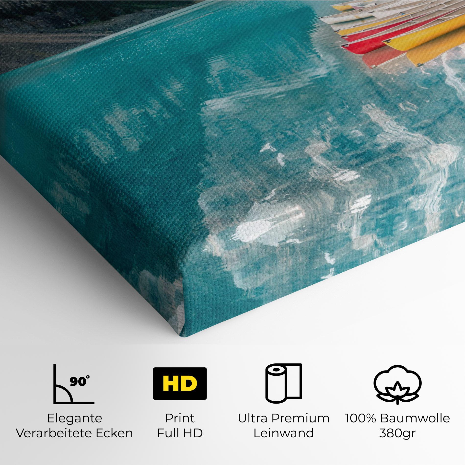 Leinwandbild Beautiful Moraine Lake mockup 4